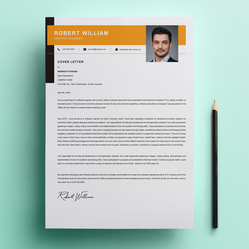 Robert William - Creative Reesume Design - Features Image 3