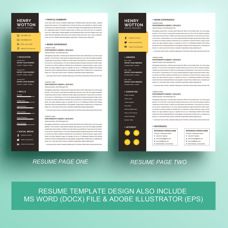 Henry Wotton - Graphic Designer Resume - Features Image 2