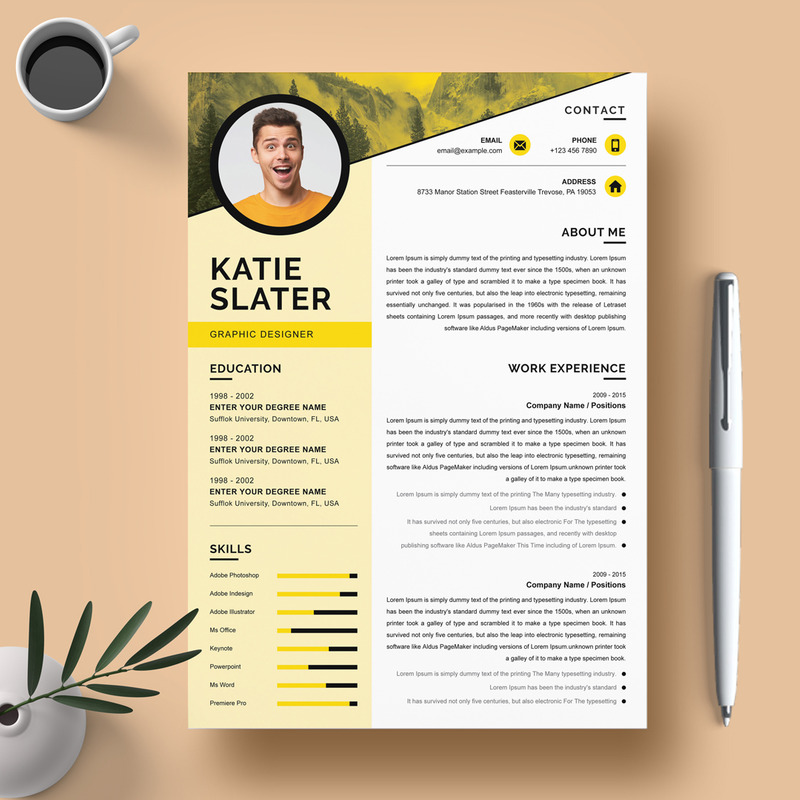 Katie Slater - CV projektanta graficznego - Obraz funkcji 1