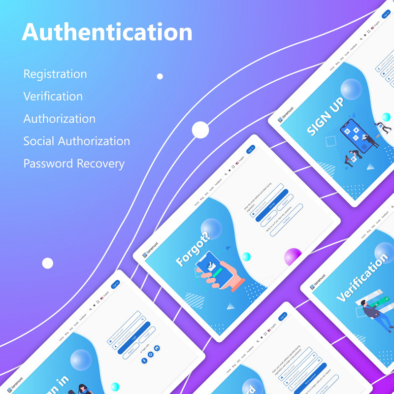Laranuxt - Laravel, NuxtJS and VueJS Admin Template Theme - Features Image 4