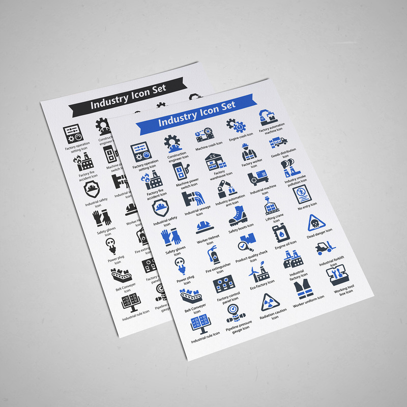 Šablona sady ikon průmyslu - Features Image 1