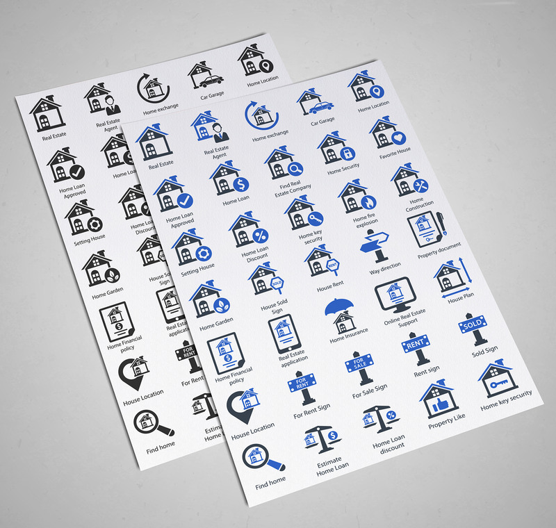 Onroerend goed Iconset-sjabloon - Features Image 1