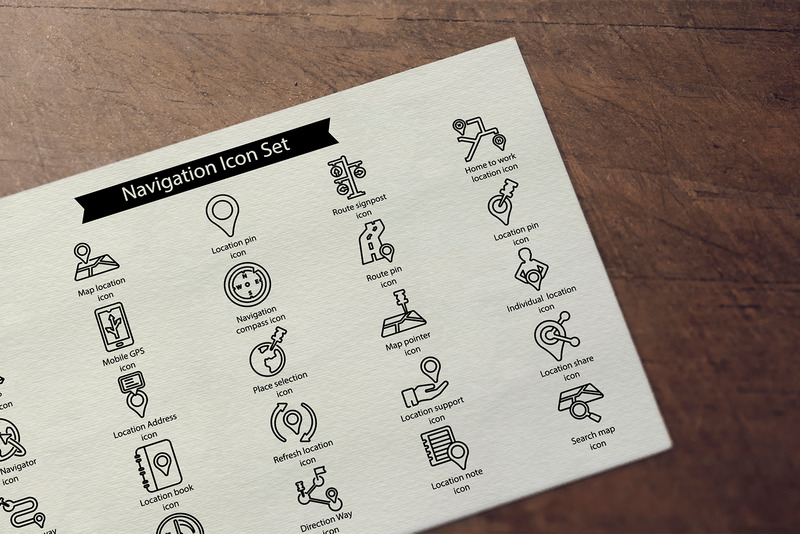 Sjabloon voor navigatielijnpictogrammen - Features Image 1