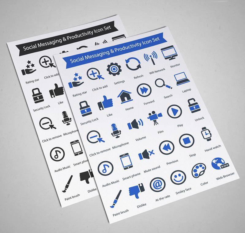 Sociala meddelanden och produktivitetsmall - Features Image 1