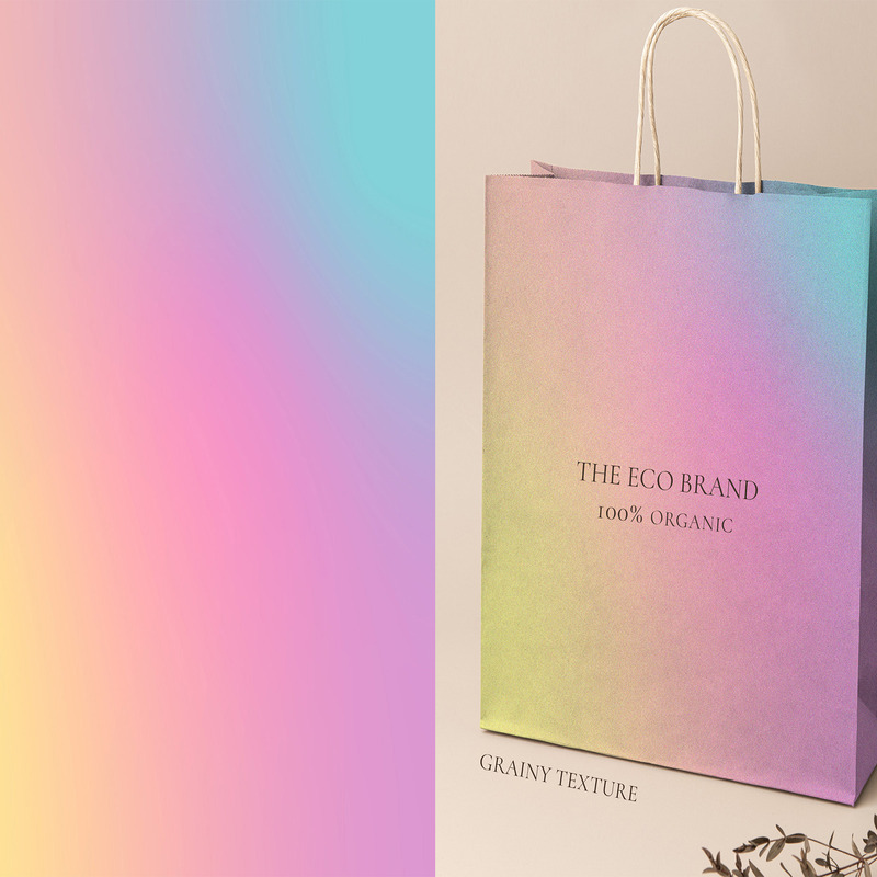 Rainbow Pale Gradient Background - Features Image 1