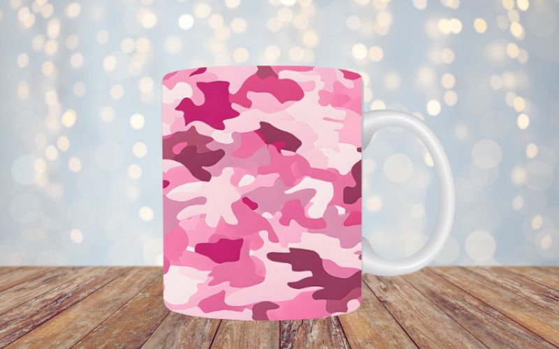 Motivo mimetico tradizionale rosa per i design - Caratteristiche Immagine 3