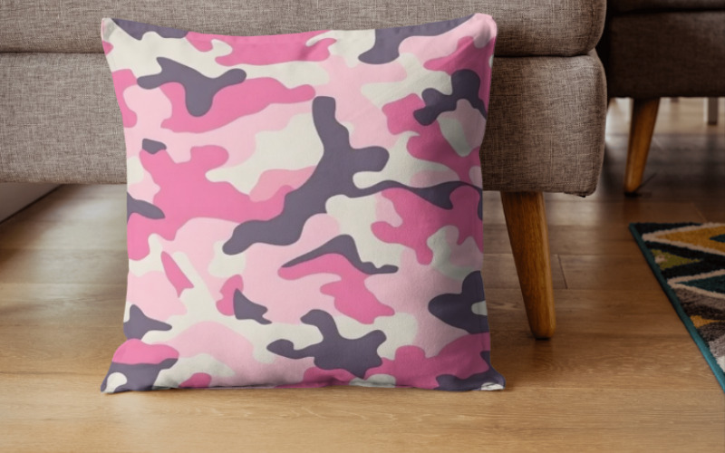 Motivo mimetico tradizionale rosa per i design - Caratteristiche Immagine 2