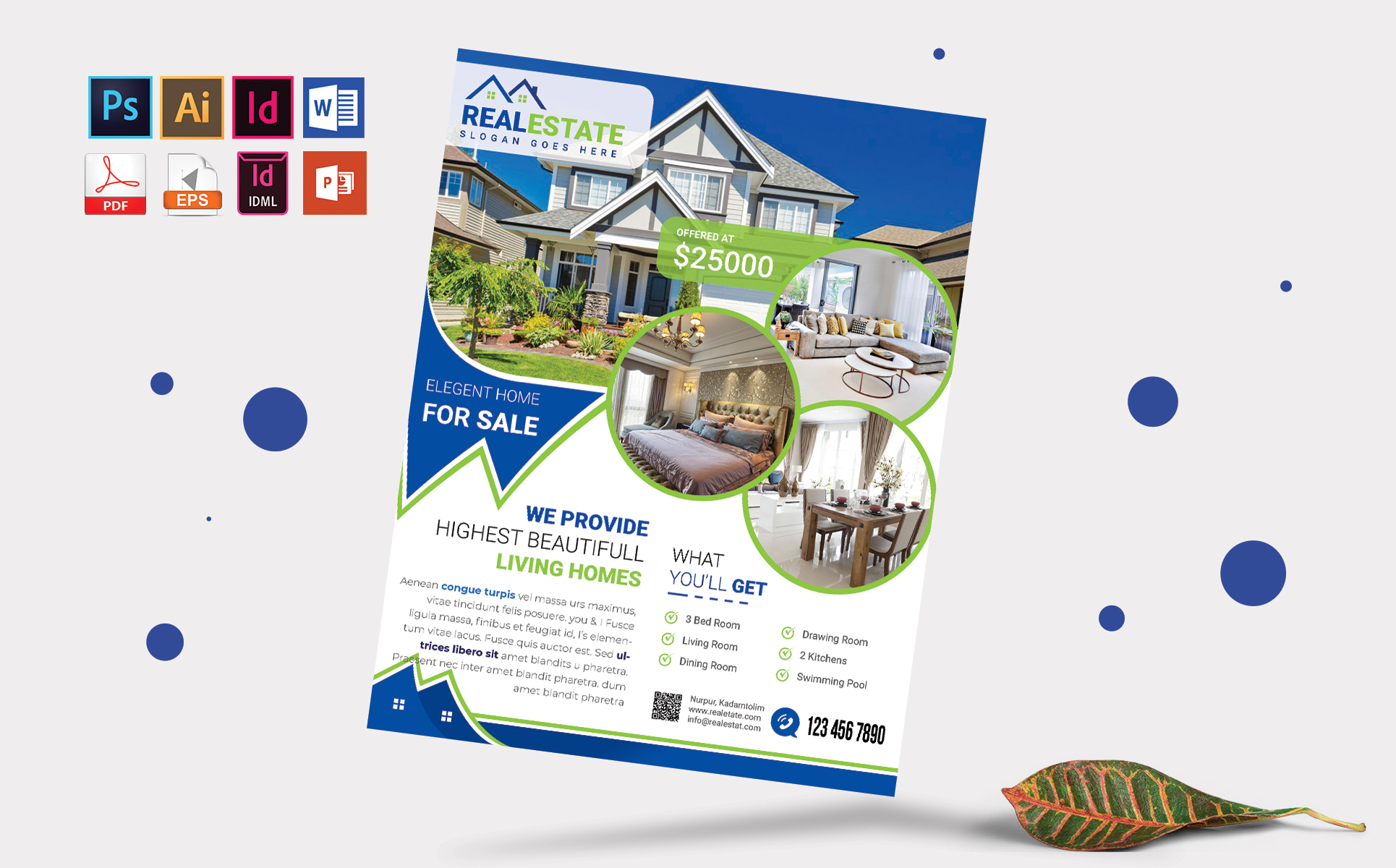 Download Фирменный стиль "Real Estate Flyer Vol-02 - Corporate Identity Template" / Real Estate Flyer Vol-02 - Corporate Identity Template - Фирменный стиль home,property,rent,land,house,real-estate,building,house-plan,home-flyer,property-flyer,house-flyer,real-estate-flyer,building-flyer,rent-flyer,land-flyer,river-side-home,river-view-home