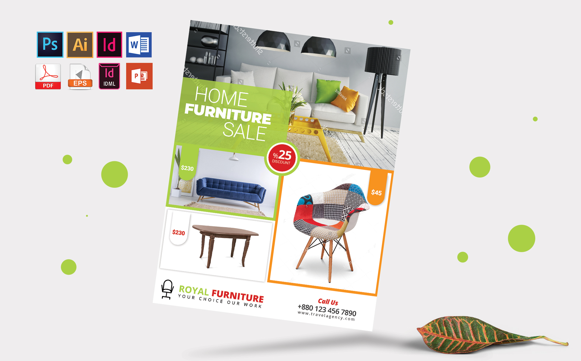 Download Фирменный стиль "Furniture Shop Flyer Vol-01 - Corporate Identity Template" / Furniture Shop Flyer Vol-01 - Corporate Identity Template - Фирменный стиль furniture,shop,flyer,wood,steel,table,showcase,chair,handbill,print,template,bazar,branding