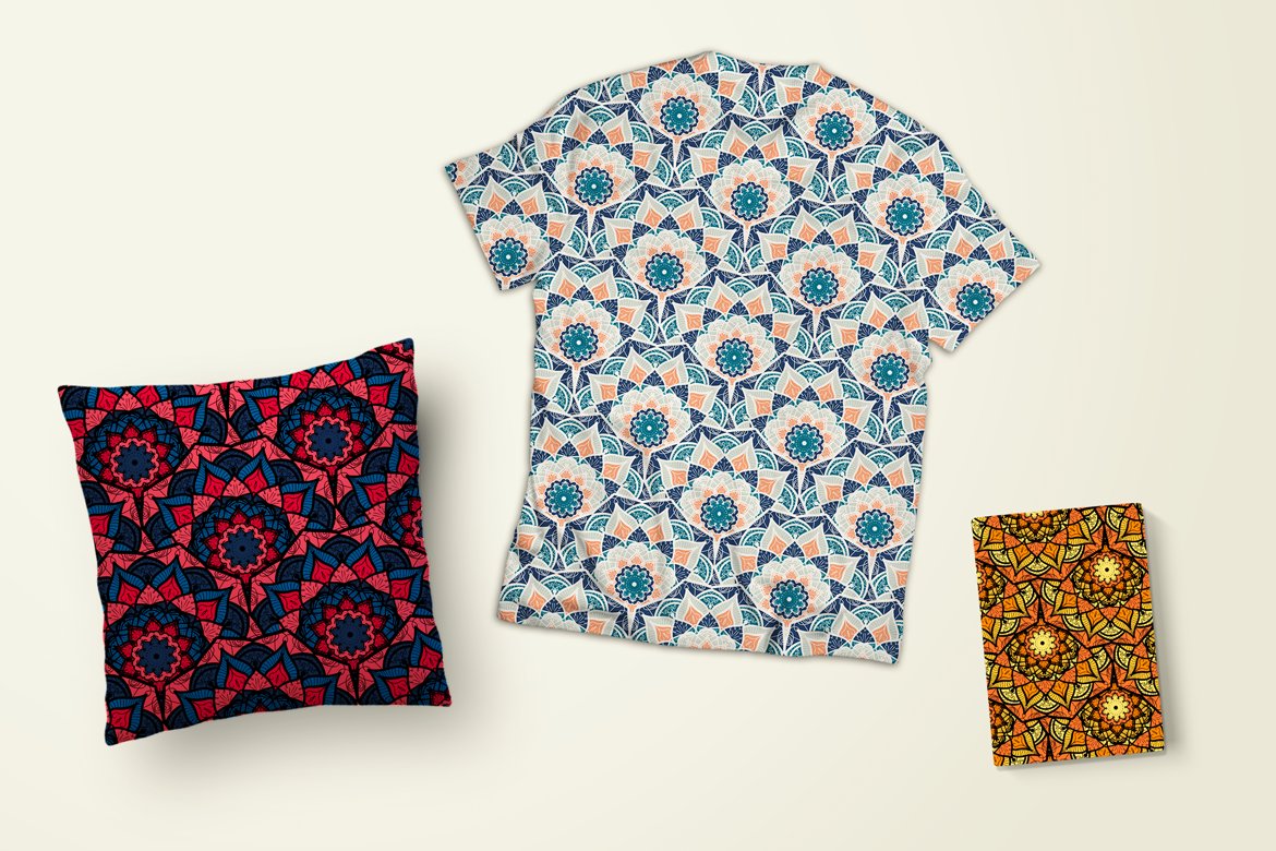 Download Pattern "240 Mandala Seamless Bundle Pattern" / 240 Mandala Seamless Bundle Pattern - Pattern на тему графика wedding,invitation,card,vintage,hand-drawn,illustration,bundle,design,template,retro,greeting,blog,packaging,fashion,elements,decorative,ornamental,vector,floral,clothing,boho,texture,fabric,