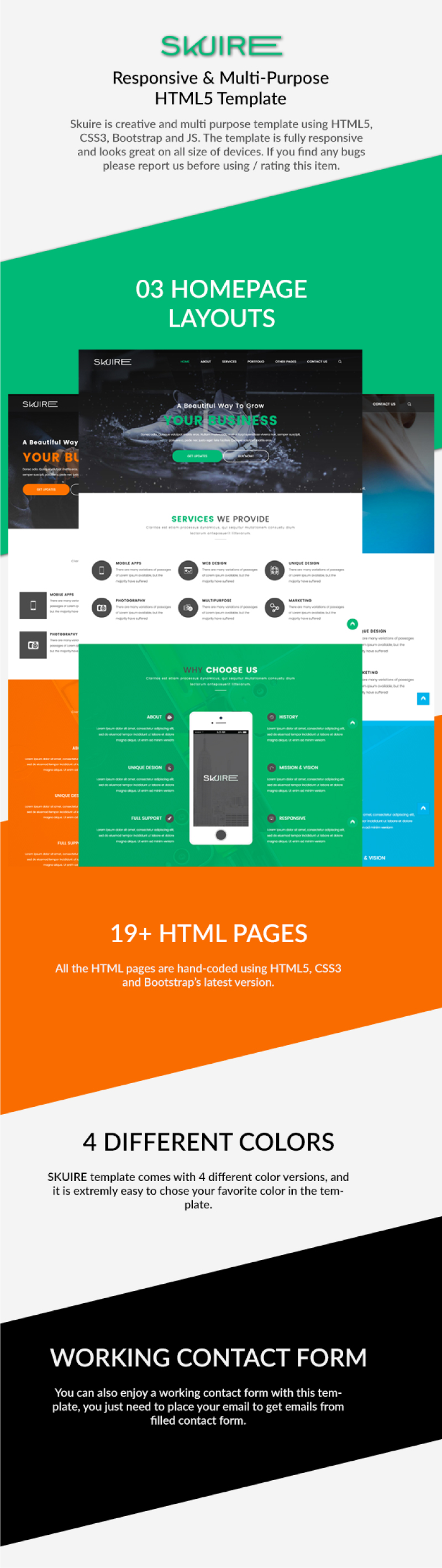 Purpose HTML5 Website Template