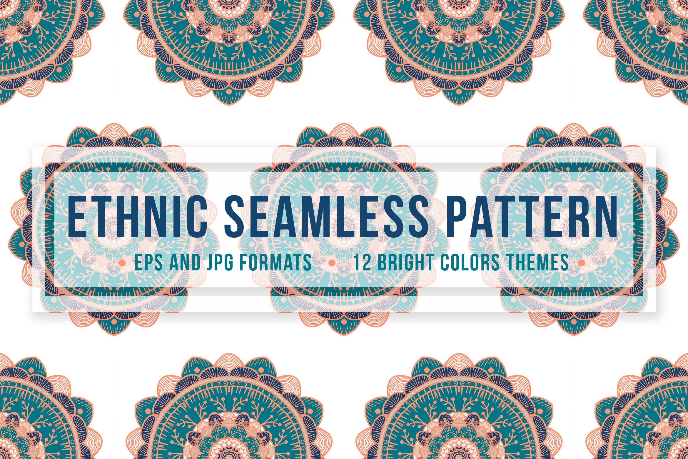 Download Pattern "240 Mandala Seamless Bundle Pattern" / 240 Mandala Seamless Bundle Pattern - Pattern на тему графика wedding,invitation,card,vintage,hand-drawn,illustration,bundle,design,template,retro,greeting,blog,packaging,fashion,elements,decorative,ornamental,vector,floral,clothing,boho,texture,fabric,