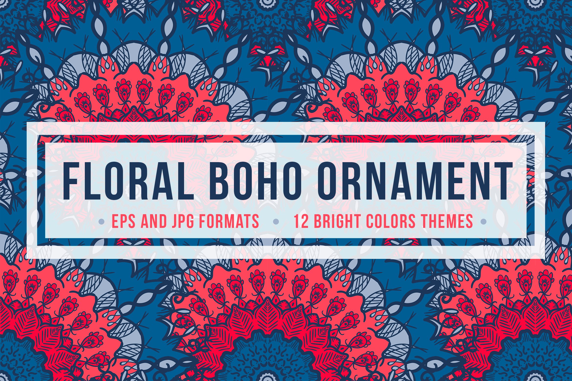 Download Pattern "240 Mandala Seamless Bundle Pattern" / 240 Mandala Seamless Bundle Pattern - Pattern на тему графика wedding,invitation,card,vintage,hand-drawn,illustration,bundle,design,template,retro,greeting,blog,packaging,fashion,elements,decorative,ornamental,vector,floral,clothing,boho,texture,fabric,