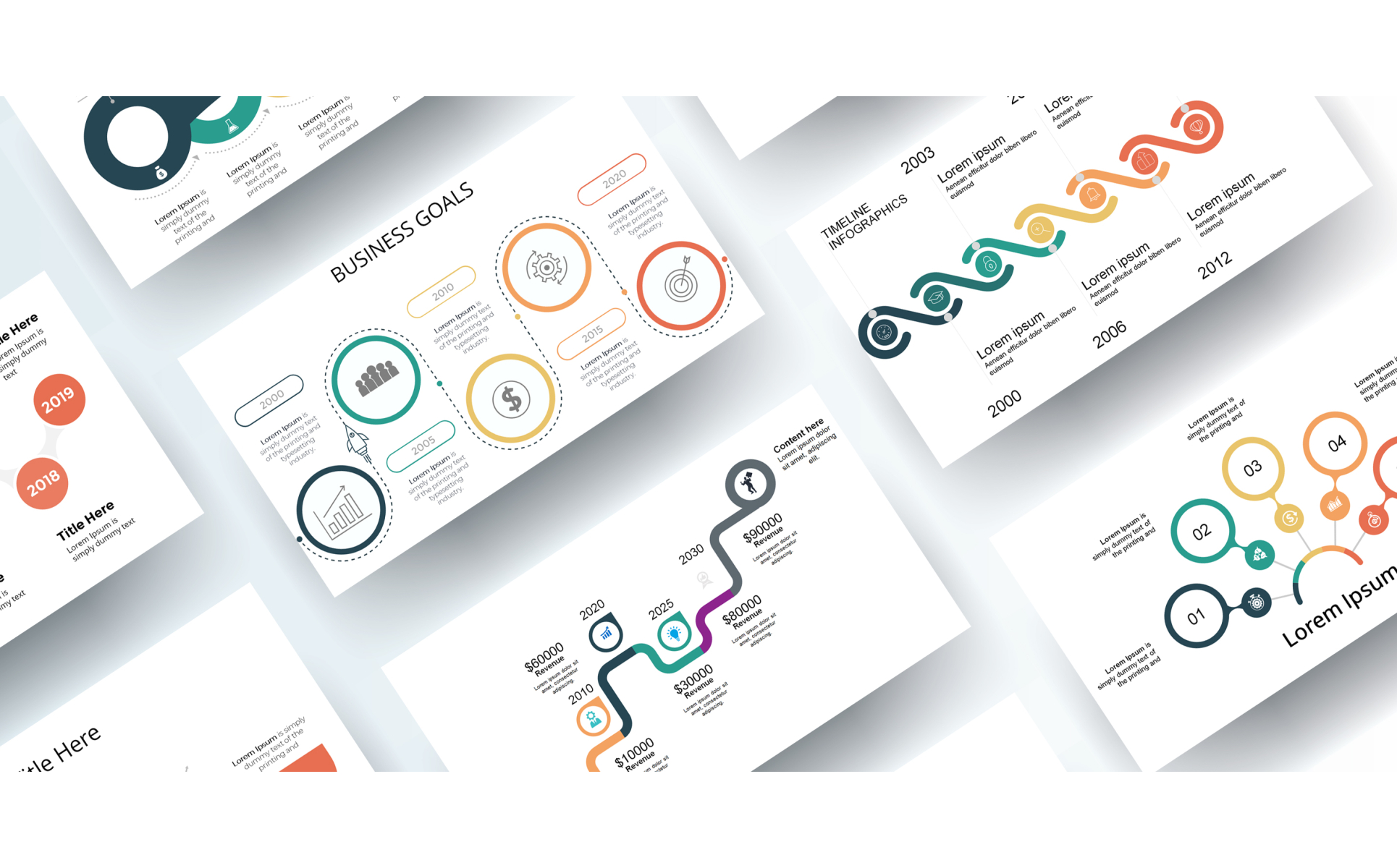 Timeline Powerpoint Presentation & Infographics Templates