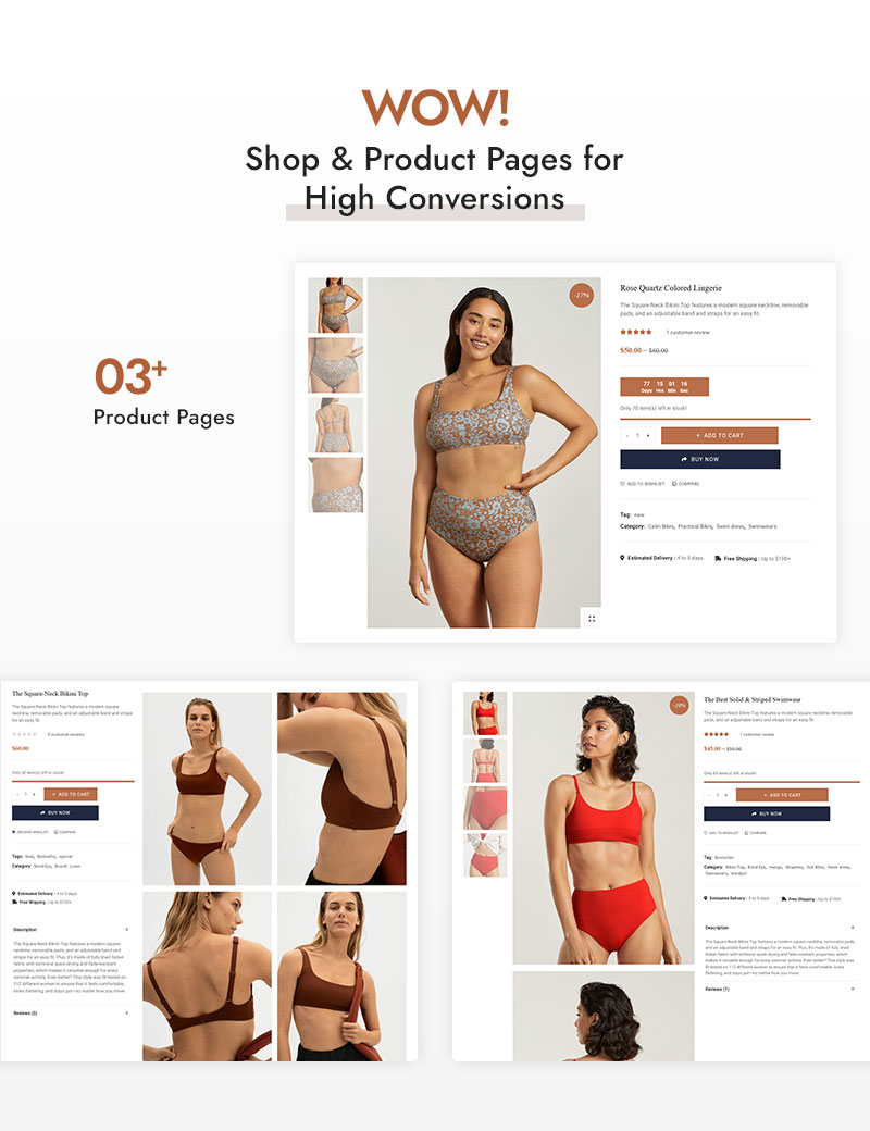 Underwear Store – WordPress WooCommerce Theme