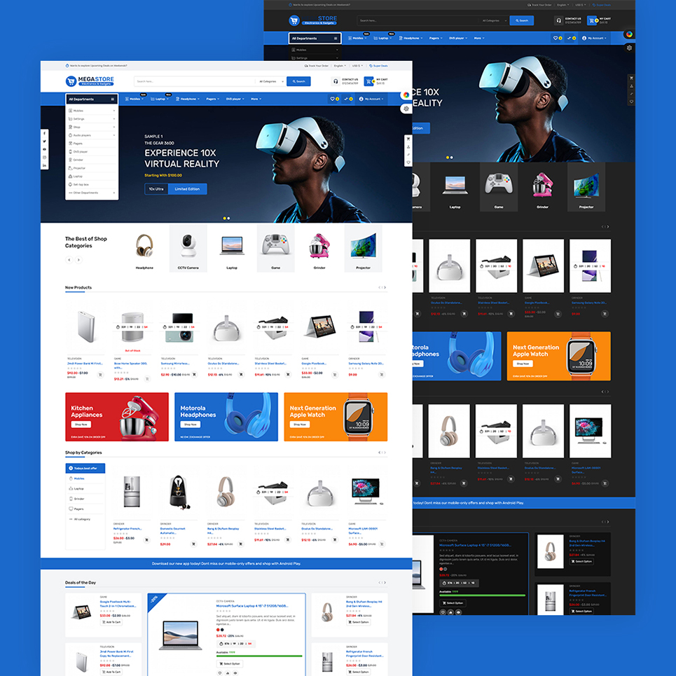 MegaStore - Advanced Multipurpose Mega Electronics PrestaShop Store