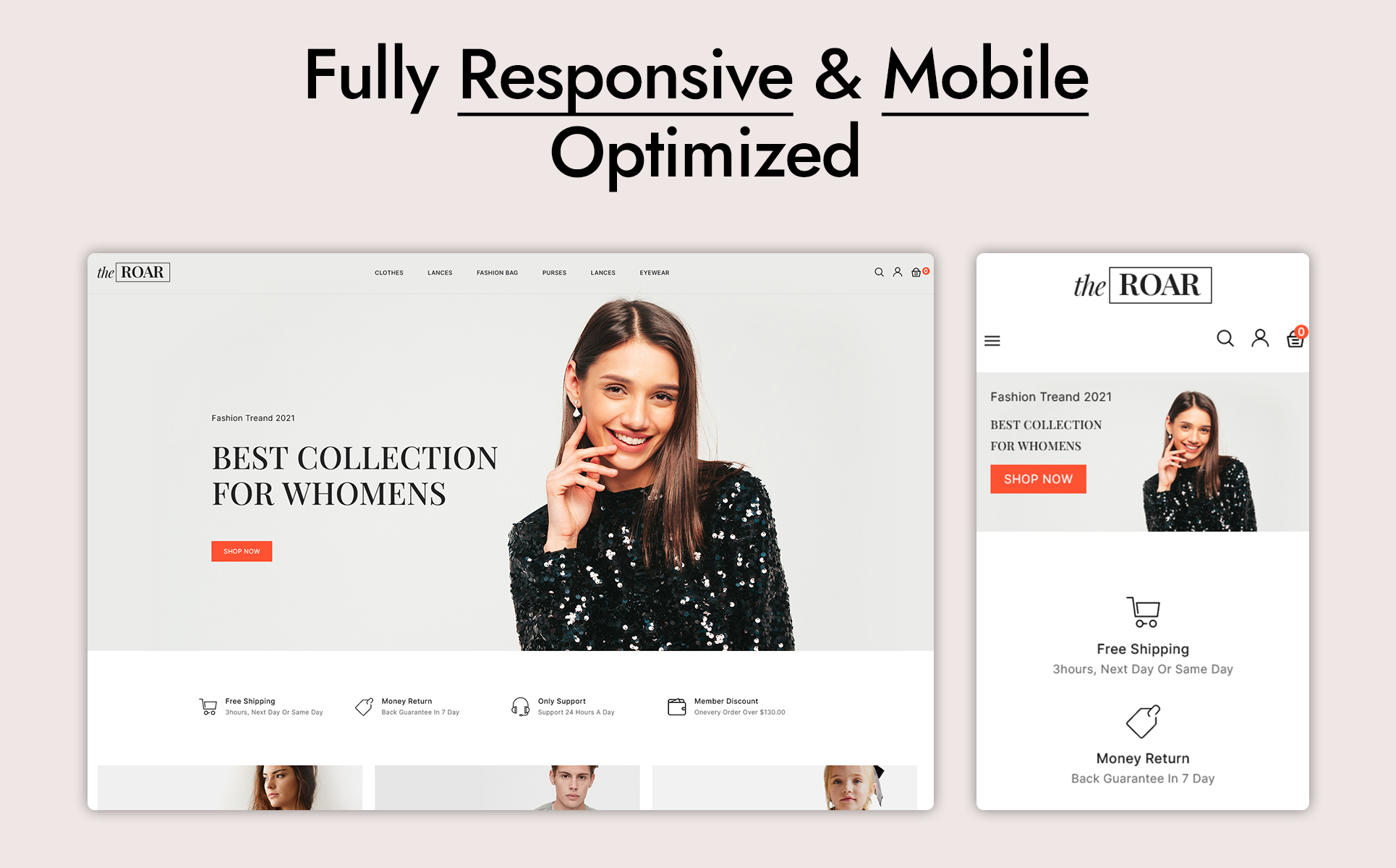 The Roar - Fashion and Accessories Prestashop Store
