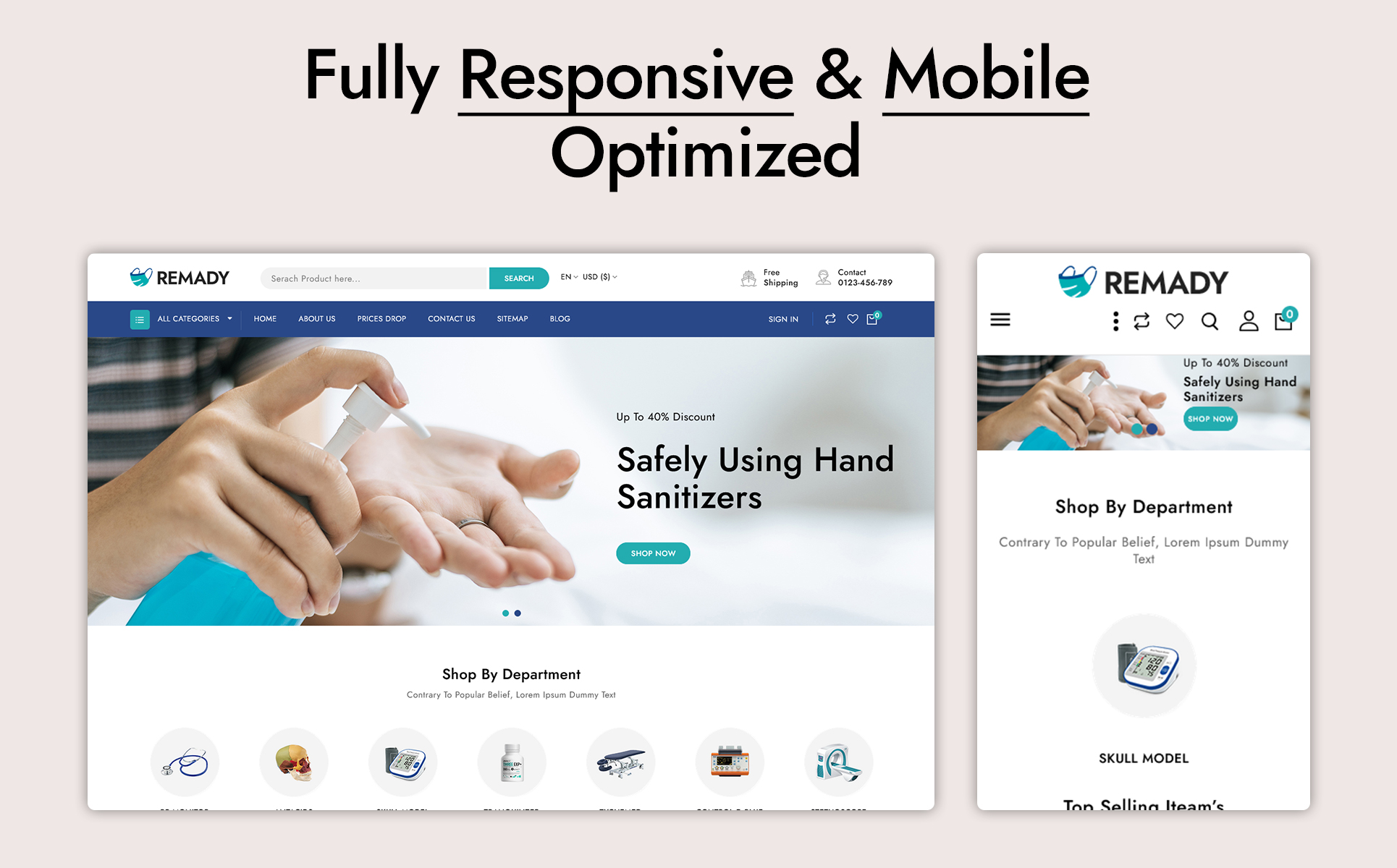 Remady - Pharmacy, Drug Store PrestaShop Theme