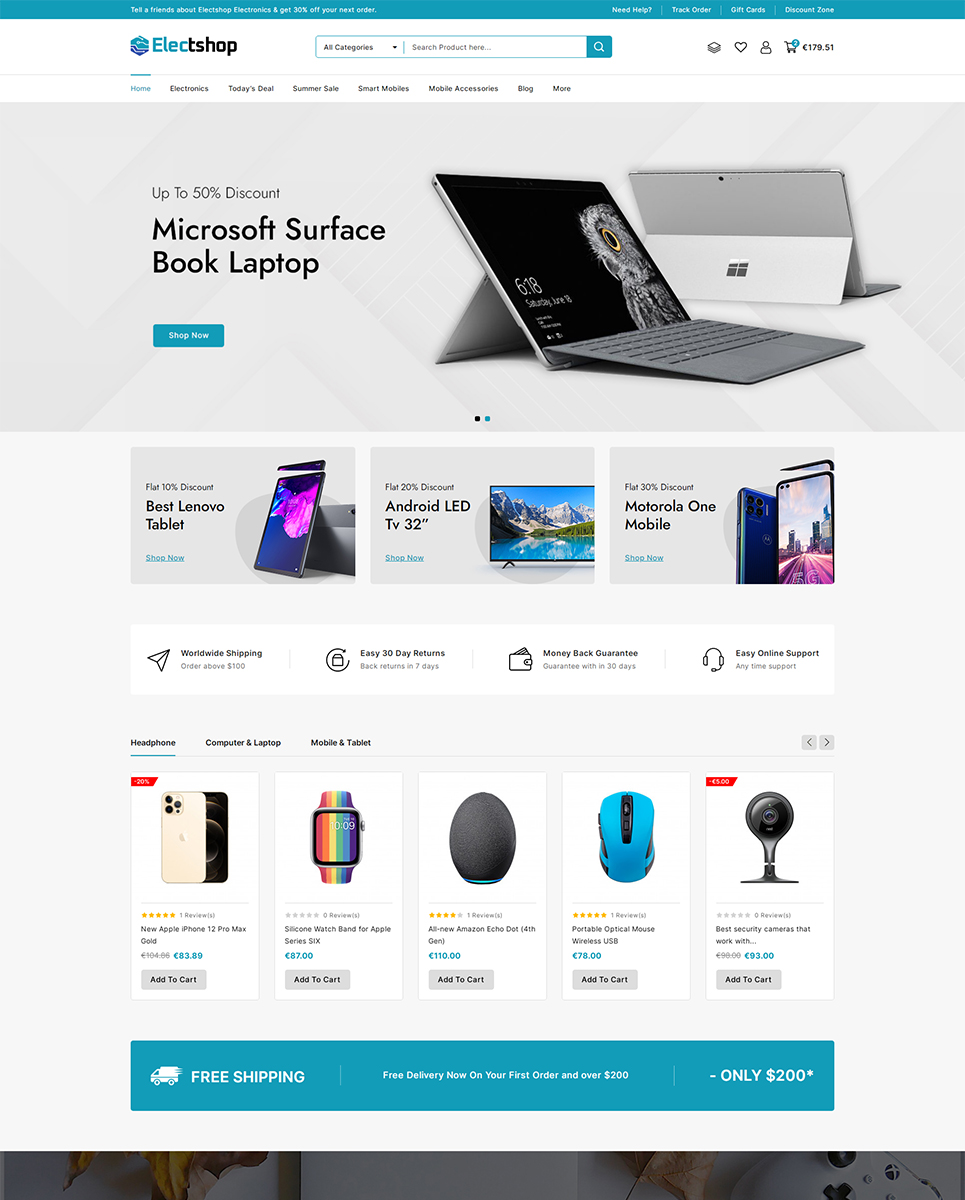 Electshop - Electronics and Digital Store Prestashop Theme