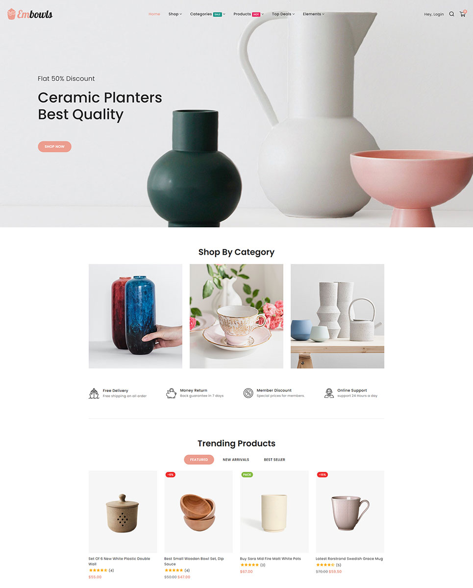 Embowls - Ceramic and Pottery Store Prestashop Responsive Theme