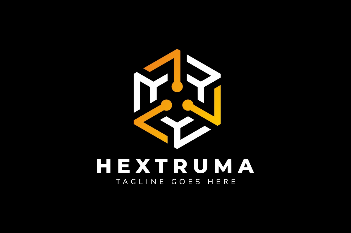 Hexagon Techno Logo Template