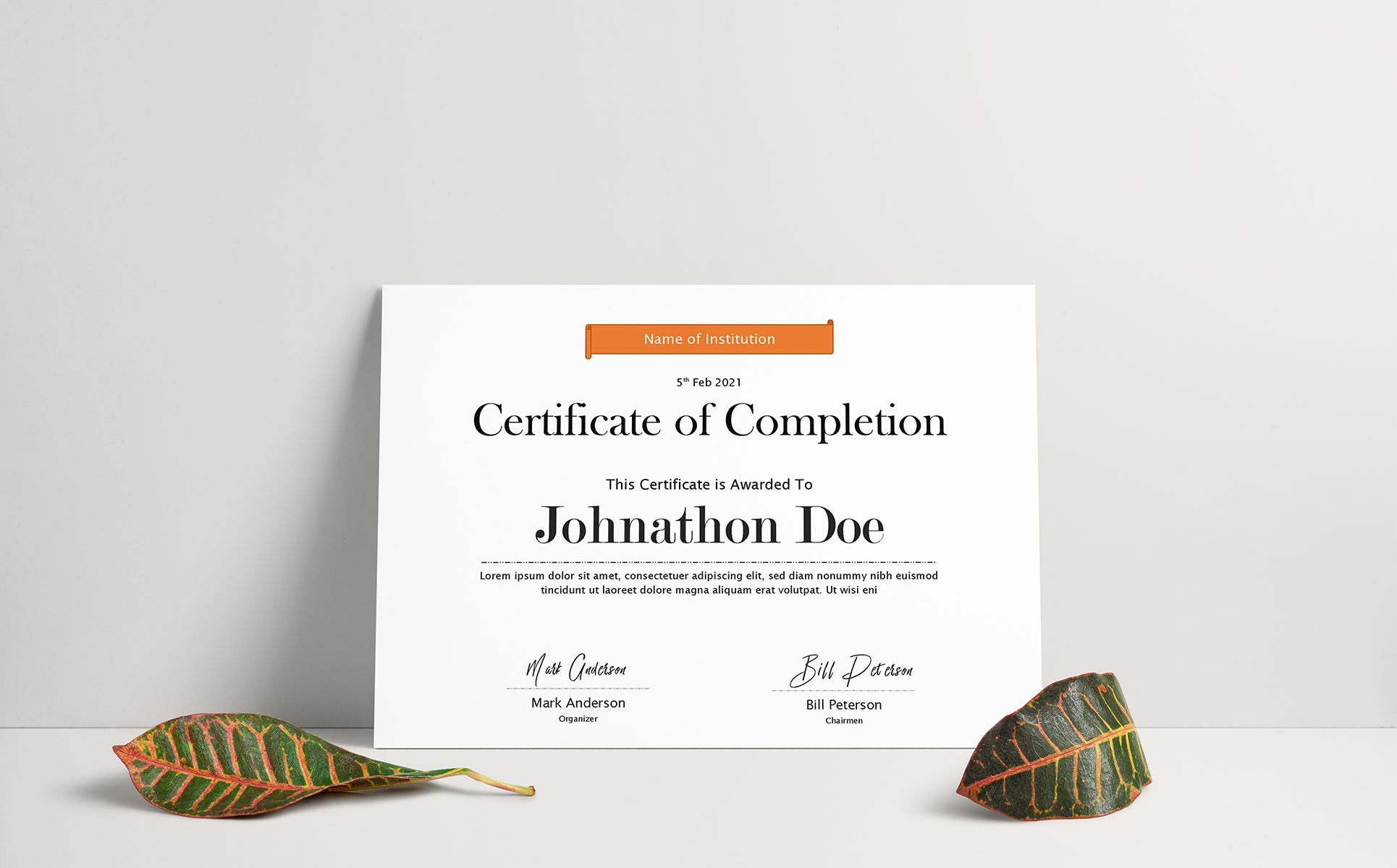 Download Шаблон сертификата "Mark - Certificate Template" / Mark - Certificate Template - Шаблон сертификата на тему графика professional,certificate,print certificate,certificate design,school certificate,certificate business,both side design,certificate green,certificate black,white certificate,professional certi