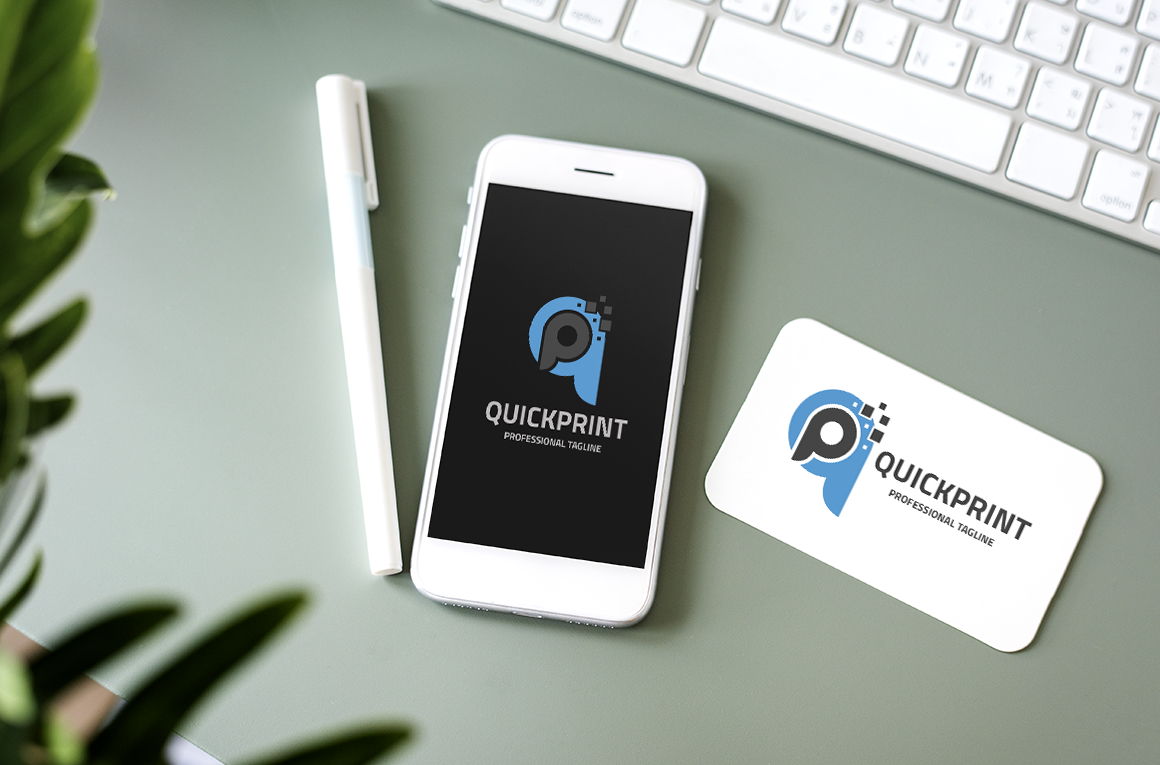 Download Шаблон логотипа "Quick Print Letter QP Logo Template" / Quick Print Letter QP Logo Template - Шаблон логотипа на тему графика agency,q letter,q logo,blue print,branding,business,consultant,corporate,design,entertainment,firm,investment,letter,marketing,media,p letter,p logo,photographer,planner,power