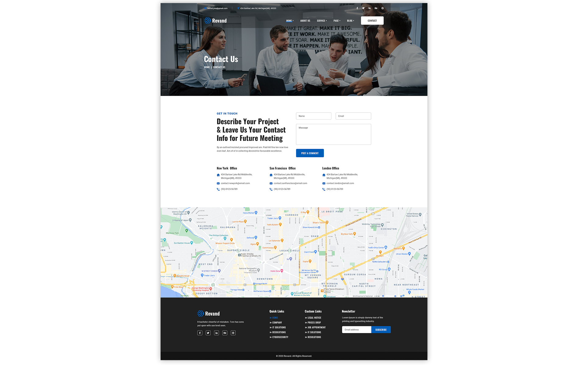 Download PSD шаблон "Revand - IT Solutions and Services PSD Template" / Revand - IT Solutions and Services PSD Template - PSD шаблон на тему графика agency,animation,app,cv,digital,digital agency,elementor,it solutions,it solutions theme,tech,tech blog,tech store,technology,technology company,technology theme,app landing,digital business,