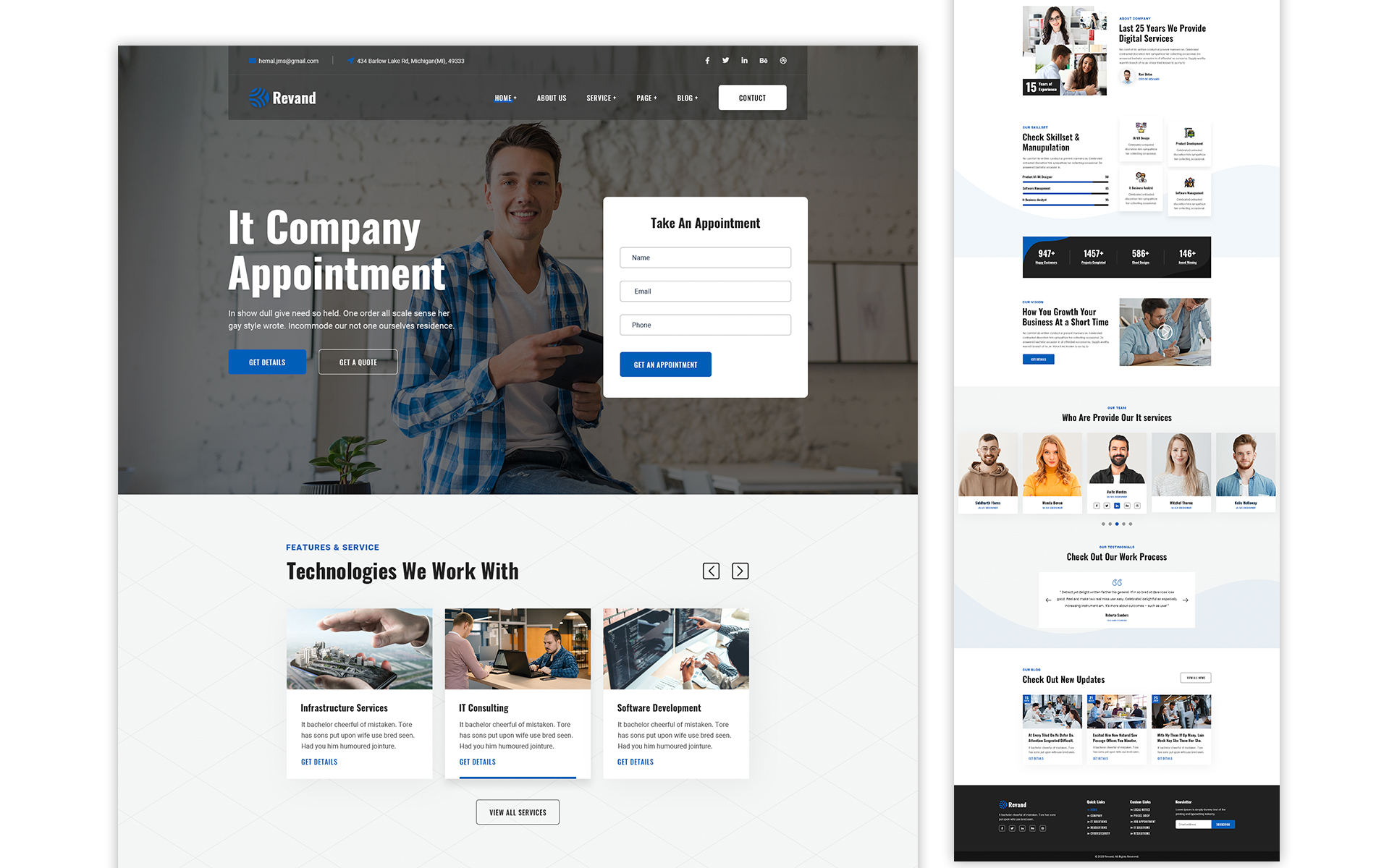 Download PSD шаблон "Revand - IT Solutions and Services PSD Template" / Revand - IT Solutions and Services PSD Template - PSD шаблон на тему графика agency,animation,app,cv,digital,digital agency,elementor,it solutions,it solutions theme,tech,tech blog,tech store,technology,technology company,technology theme,app landing,digital business,