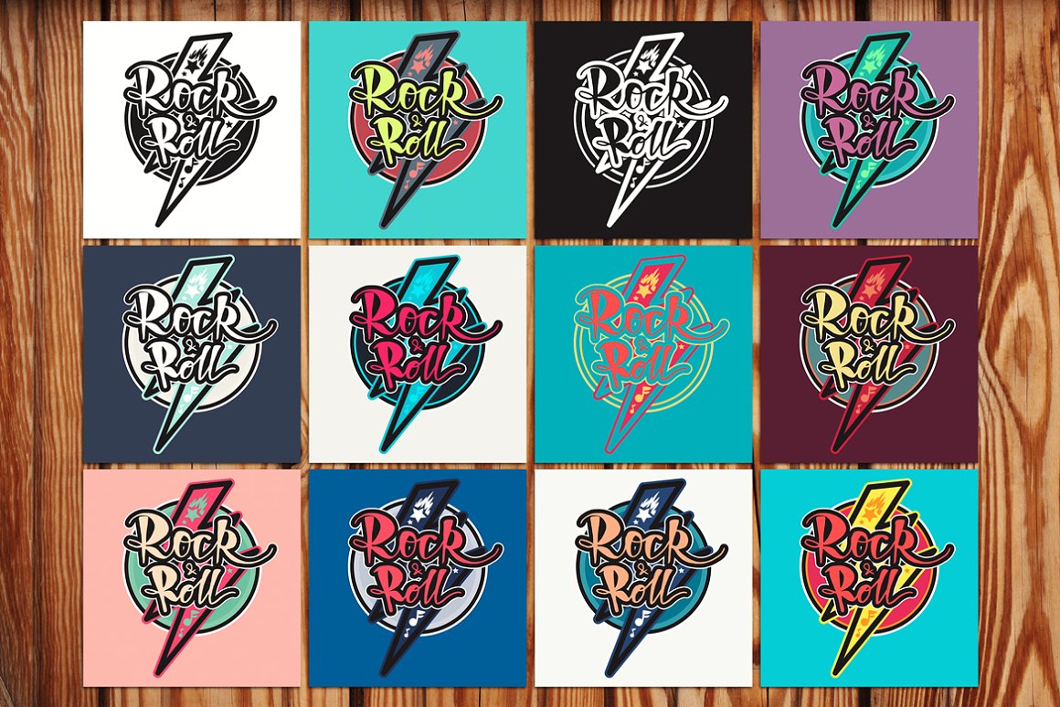 Download Иллюстрация "Rock And Roll Badge - Illustration" / Rock And Roll Badge - Illustration - Иллюстрация на тему графика rocknroll,rock,roll,illustration,music,vector,symbol,poster,grunge,vintage,design,graphic,sign,metal,retro,concert,text,banner,festival,art