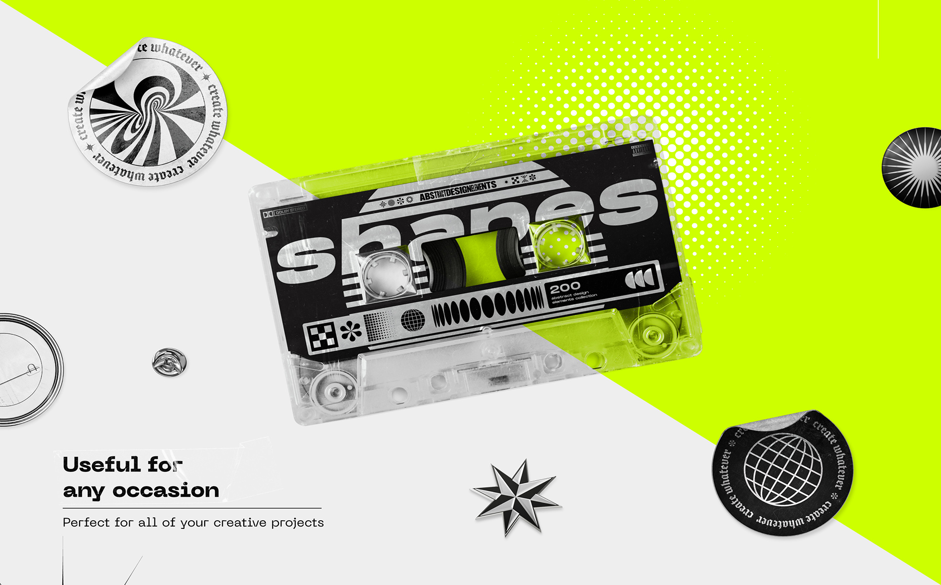 Download Vector "Abstract Design Elements Collection - Vector Image" / Abstract Design Elements Collection - Vector Image - Vector на тему графика shape,design,element,vector,graphic,abstract,modern,geometric,style,trendy,poster,symbol,futuristic,icon,geometry,cover  sign,simple,logotype,emblem