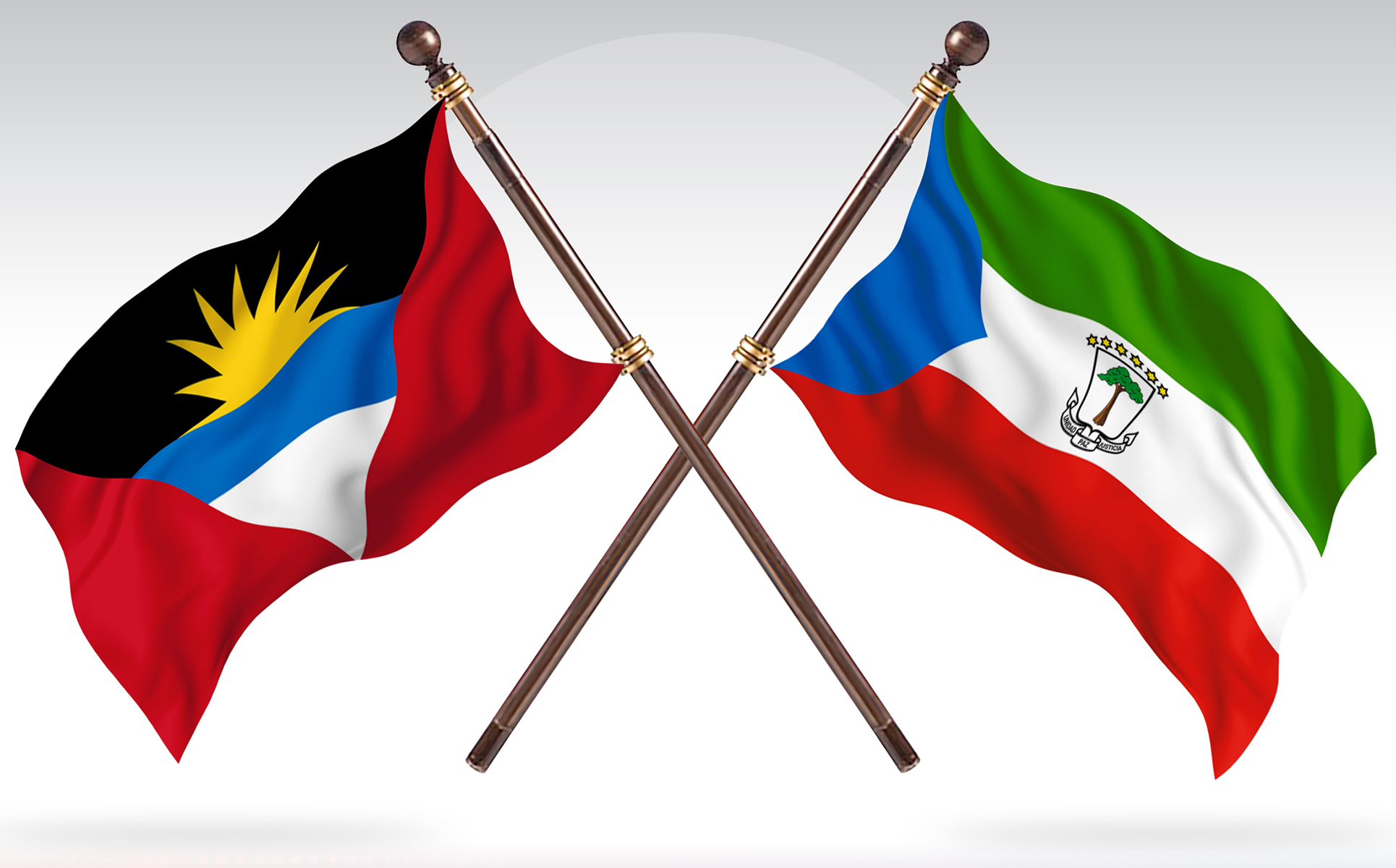 Download Иллюстрация "Antigua versus Equatorial Guinea Two Countries Flags - Illustration" / Antigua versus Equatorial Guinea Two Countries Flags - Illustration - Иллюстрация на тему графика national,patriotic,europe,asia,republic,map,flag,country,cartography,geography,nation,illustration,graphic,vector,state,world,isolated,symbol,border,icon