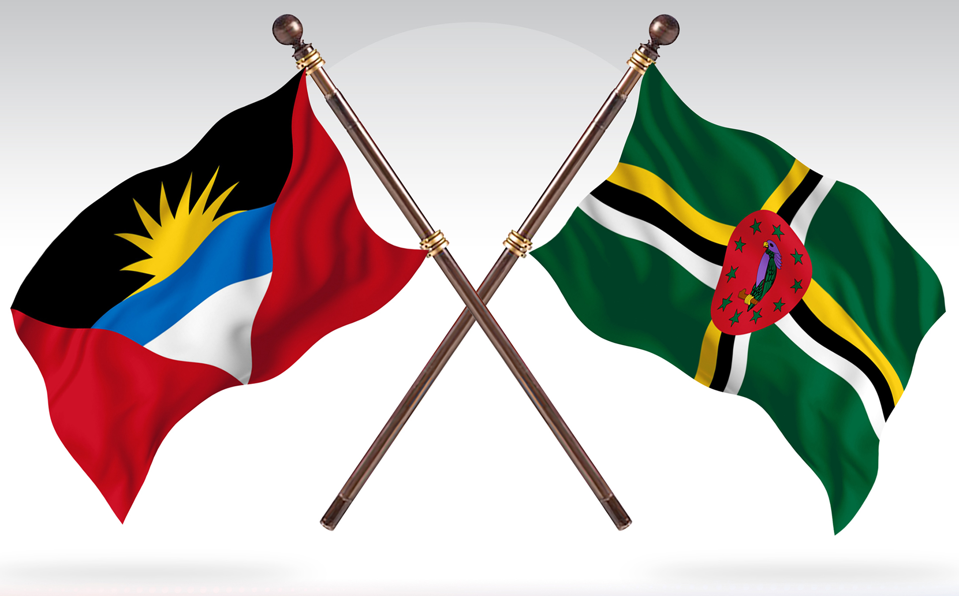 Download Иллюстрация "Antigua versus Dominica Two Countries Flags - Illustration" / Antigua versus Dominica Two Countries Flags - Illustration - Иллюстрация на тему графика national,patriotic,europe,asia,republic,map,flag,country,cartography,geography,nation,illustration,graphic,vector,state,world,isolated,symbol,border,icon