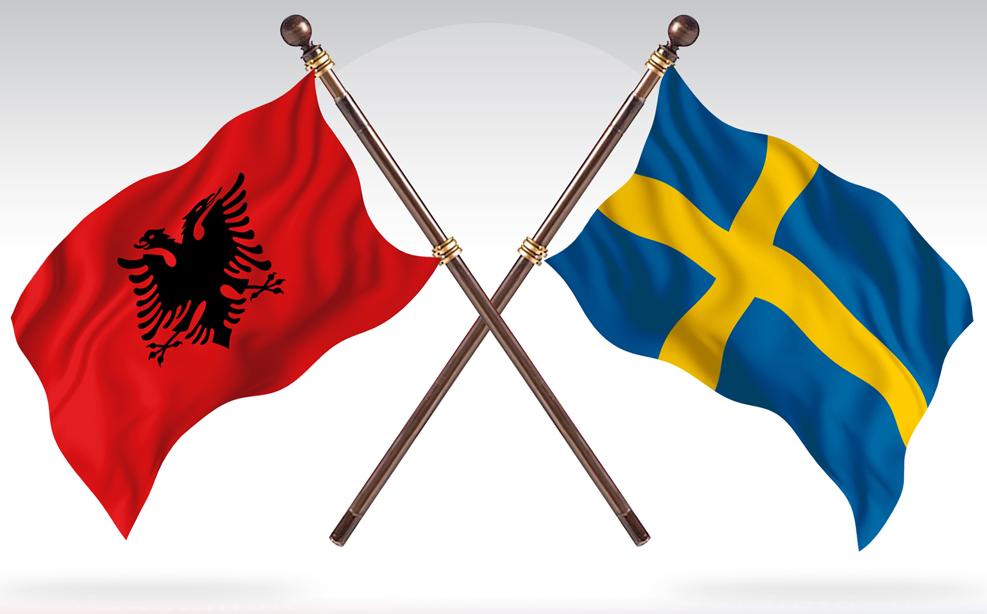 Download Иллюстрация "Albania versus Sweden Two Countries Flags - Illustration" / Albania versus Sweden Two Countries Flags - Illustration - Иллюстрация на тему графика national,patriotic,europe,asia,republic,map,flag,country,cartography,geography,nation,illustration,graphic,vector,state,world,isolated,symbol,border,icon