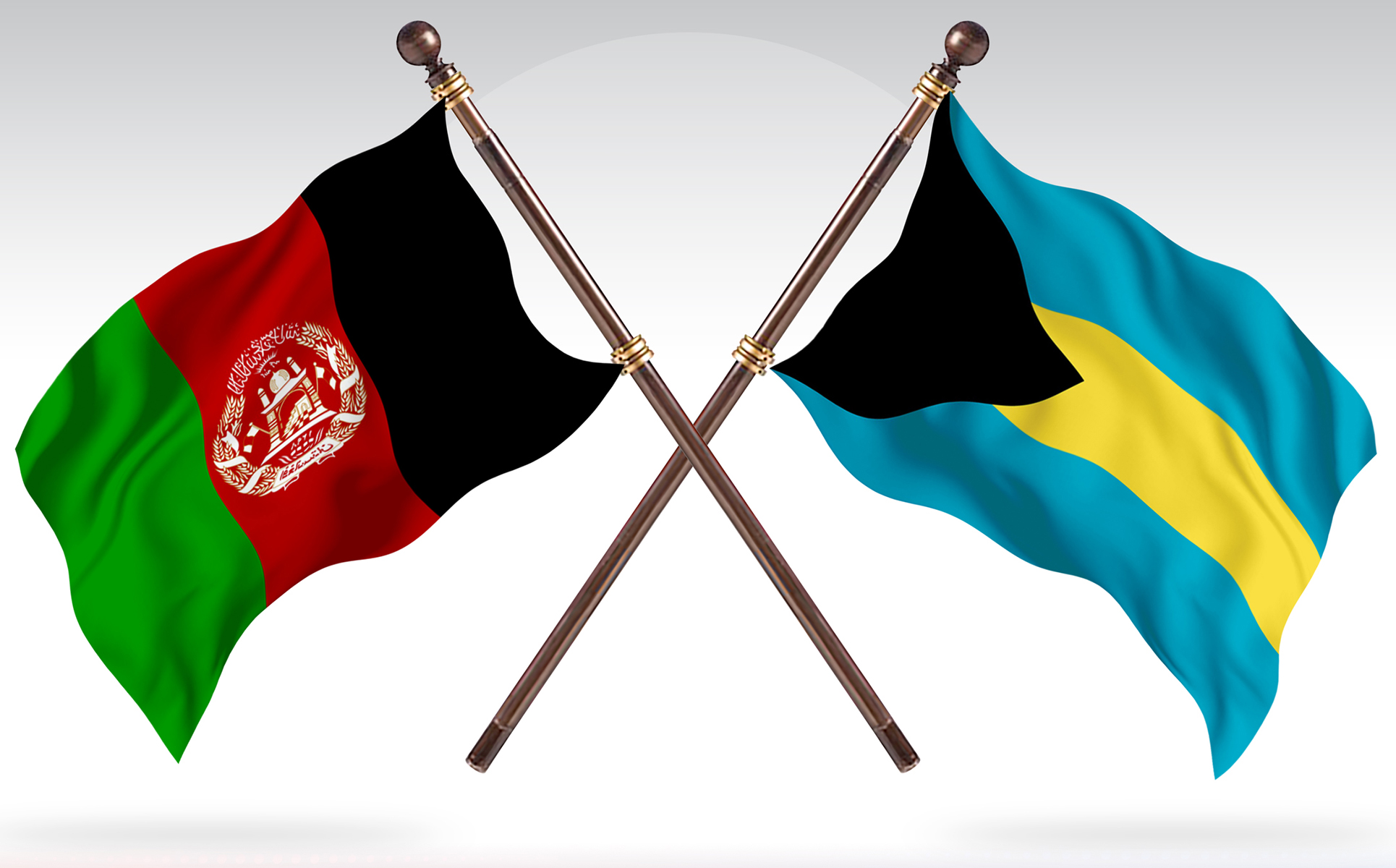 Download Иллюстрация "Afghanistan versus The Bahamas Two Countries Flags - Illustration" / Afghanistan versus The Bahamas Two Countries Flags - Illustration - Иллюстрация на тему графика national,patriotic,europe,asia,republic,map,flag,country,cartography,geography,nation,illustration,graphic,vector,state,world,isolated,symbol,border,icon
