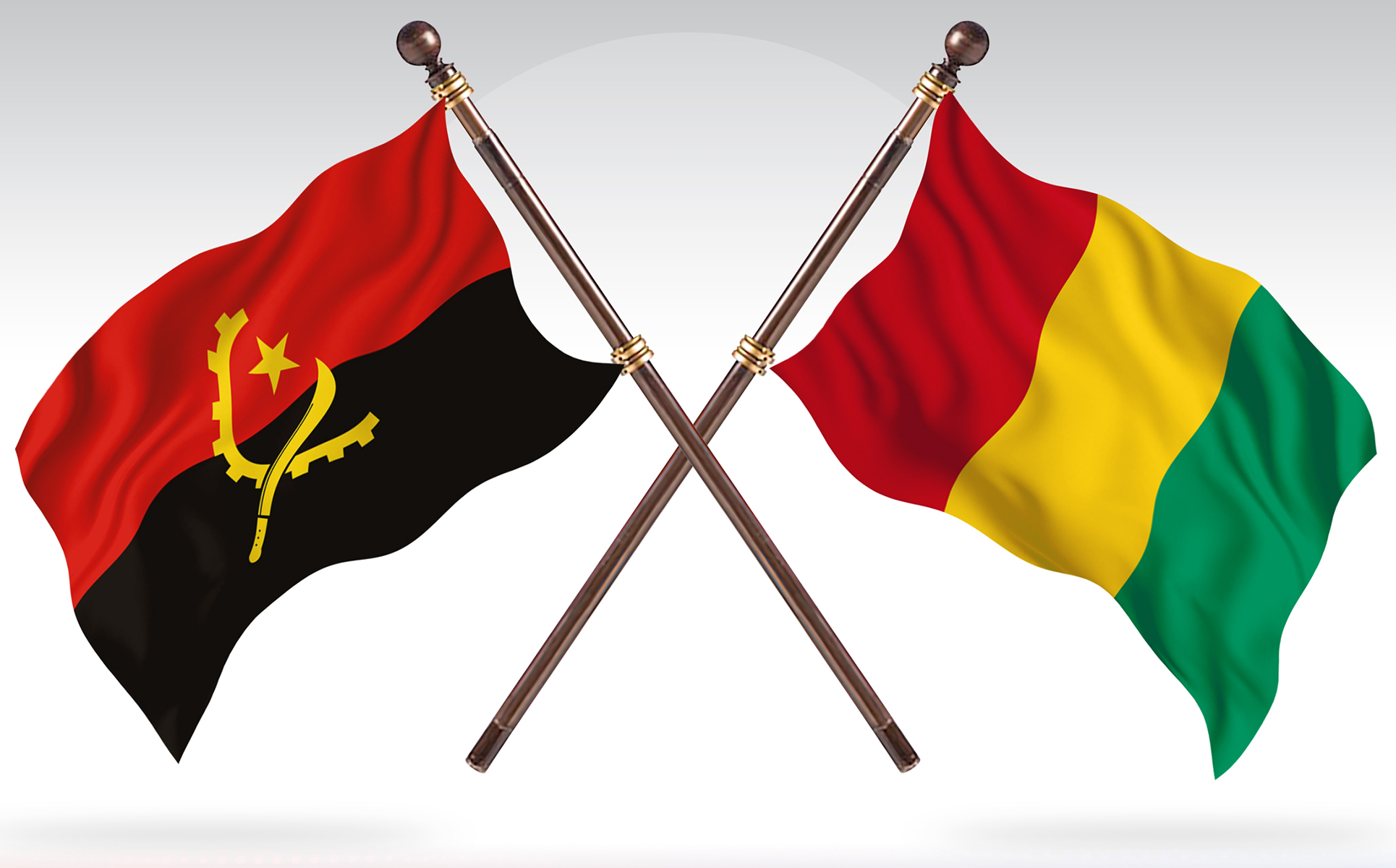 Download Иллюстрация "Angola versus Guinea Two Countries Flags - Illustration" / Angola versus Guinea Two Countries Flags - Illustration - Иллюстрация на тему графика national,patriotic,europe,asia,republic,map,flag,country,cartography,geography,nation,illustration,graphic,vector,state,world,isolated,symbol,border,icon