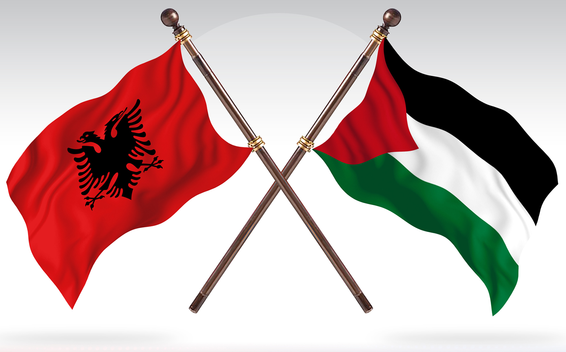 Download Иллюстрация "Albania versus Palestinian Two Countries Flags - Illustration" / Albania versus Palestinian Two Countries Flags - Illustration - Иллюстрация на тему графика national,patriotic,europe,asia,republic,map,flag,country,cartography,geography,nation,illustration,graphic,vector,state,world,isolated,symbol,border,icon
