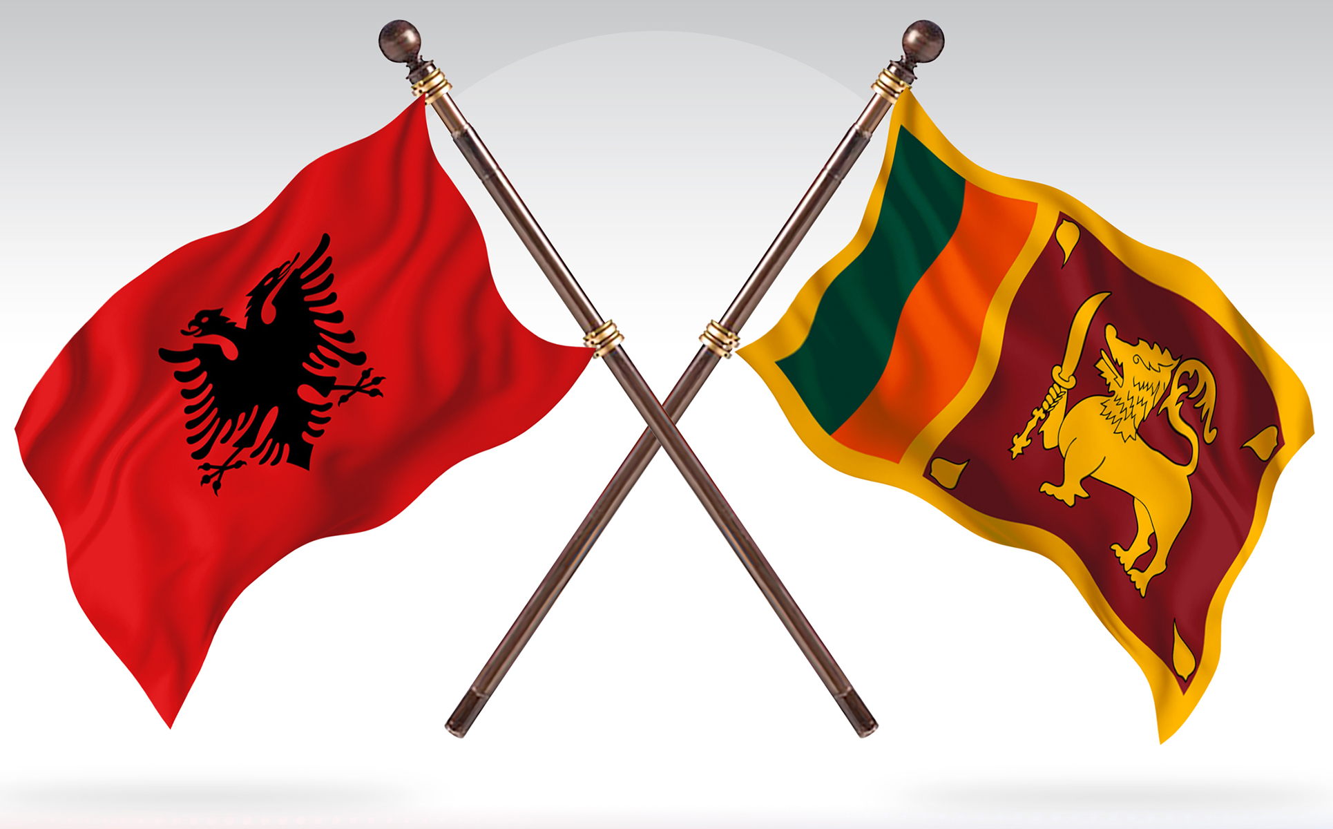 Download Иллюстрация "Albania versus Sri Lanka Two Countries Flags - Illustration" / Albania versus Sri Lanka Two Countries Flags - Illustration - Иллюстрация на тему графика national,patriotic,europe,asia,republic,map,flag,country,cartography,geography,nation,illustration,graphic,vector,state,world,isolated,symbol,border,icon