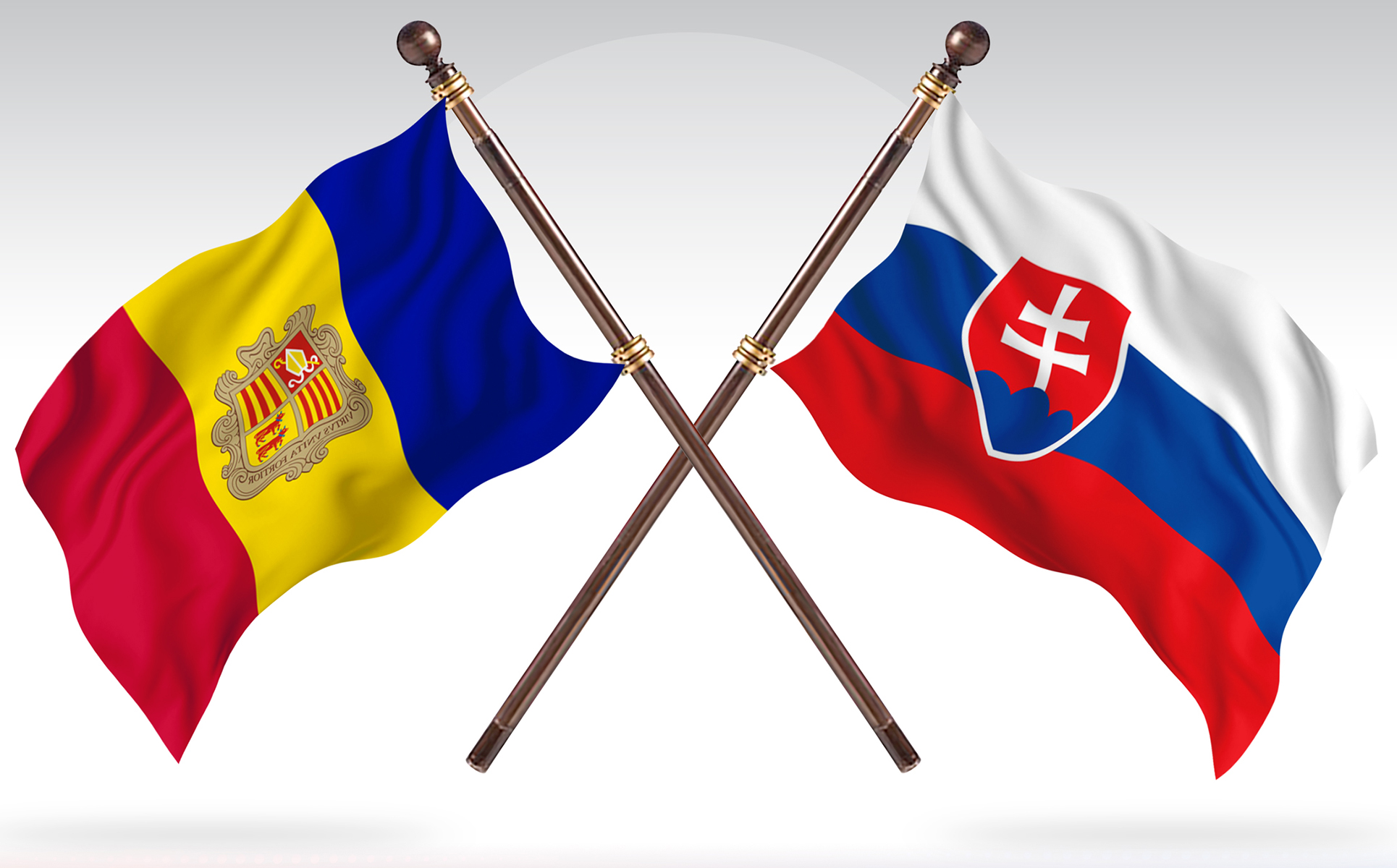 Download Иллюстрация "Andorra versus Slovakia Two Countries Flags - Illustration" / Andorra versus Slovakia Two Countries Flags - Illustration - Иллюстрация на тему графика national,patriotic,europe,asia,republic,map,flag,country,cartography,geography,nation,illustration,graphic,vector,state,world,isolated,symbol,border,icon