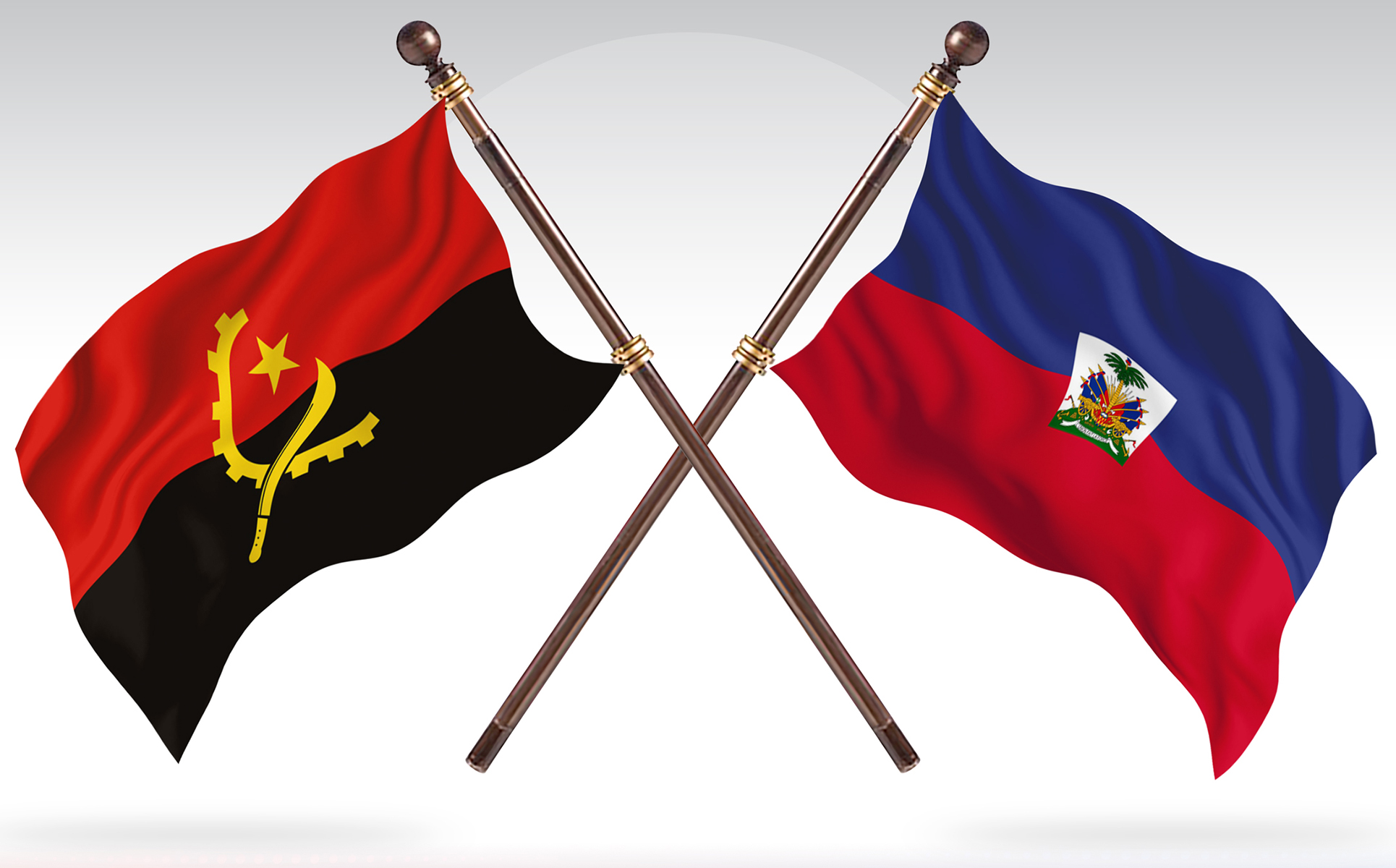 Download Иллюстрация "Angola versus Haiti Two Countries Flags - Illustration" / Angola versus Haiti Two Countries Flags - Illustration - Иллюстрация на тему графика national,patriotic,europe,asia,republic,map,flag,country,cartography,geography,nation,illustration,graphic,vector,state,world,isolated,symbol,border,icon