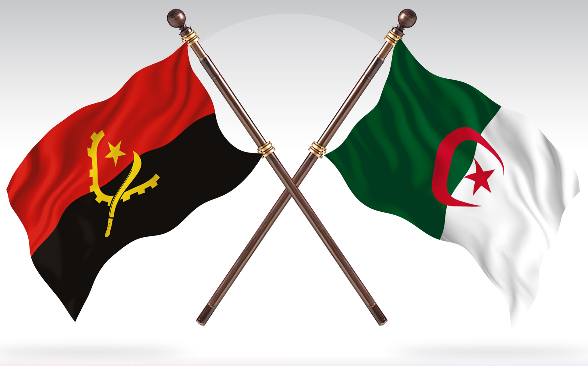 Download Иллюстрация "Angola versus Algeria Two Countries Flags - Illustration" / Angola versus Algeria Two Countries Flags - Illustration - Иллюстрация на тему графика national,patriotic,europe,asia,republic,map,flag,country,cartography,geography,nation,illustration,graphic,vector,state,world,isolated,symbol,border,icon