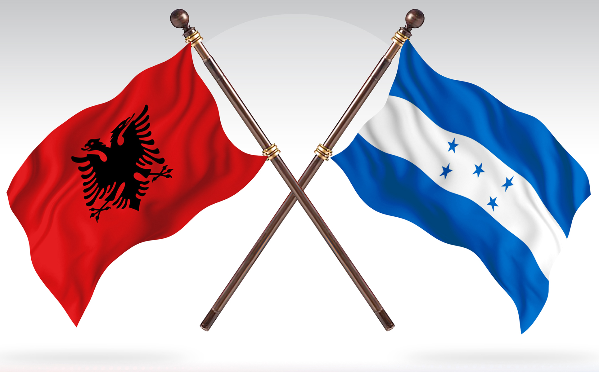 Download Иллюстрация "Albania versus Honduras Two Countries Flags - Illustration" / Albania versus Honduras Two Countries Flags - Illustration - Иллюстрация на тему графика national,patriotic,europe,asia,republic,map,flag,country,cartography,geography,nation,illustration,graphic,vector,state,world,isolated,symbol,border,icon