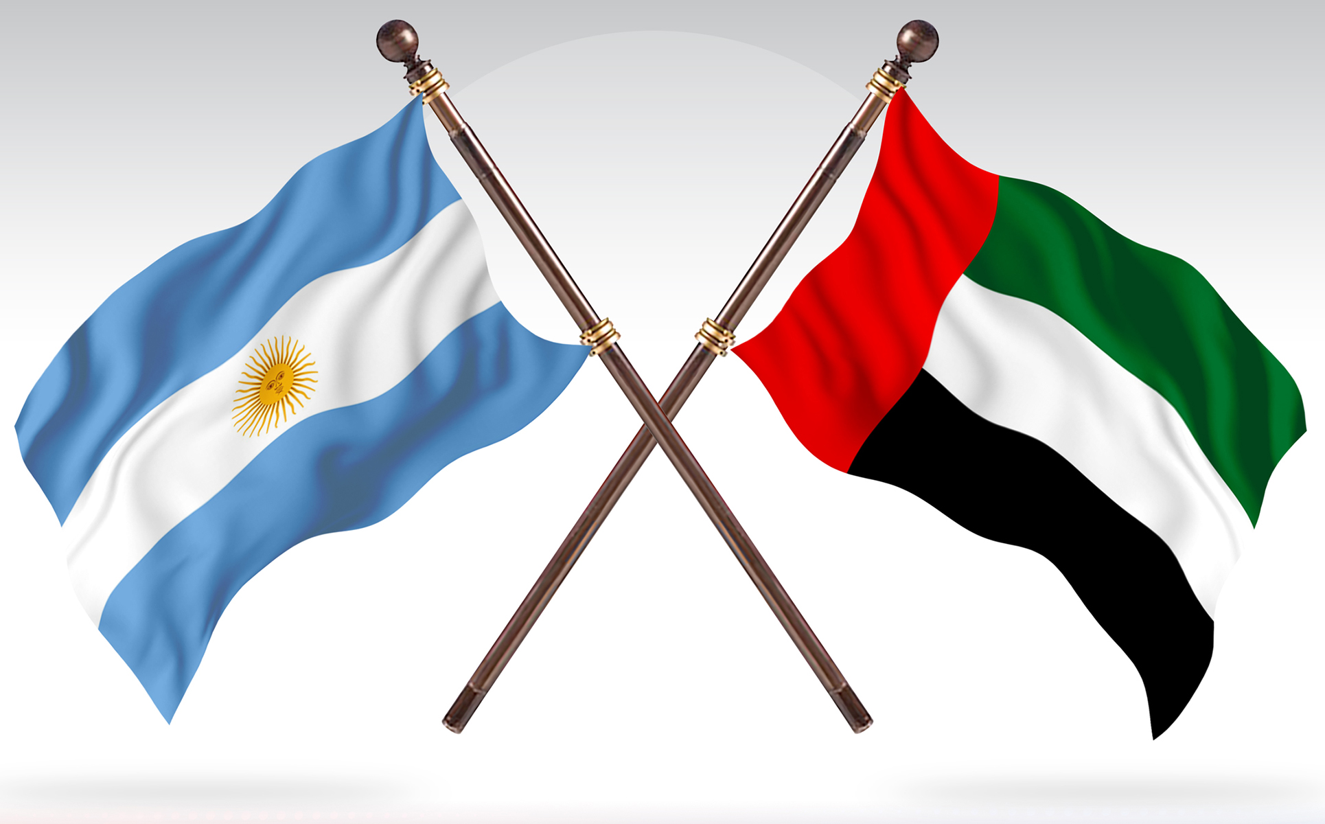 Download Иллюстрация "Argentina versus United Arab Emirates Two Countries Flags - Illustration" / Argentina versus United Arab Emirates Two Countries Flags - Illustration - Иллюстрация на тему графика national,patriotic,europe,asia,republic,map,flag,country,cartography,geography,nation,illustration,graphic,vector,state,world,isolated,symbol,border,icon