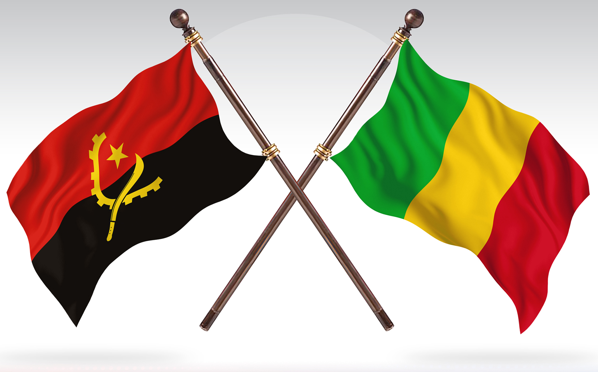 Download Иллюстрация "Angola versus Mali Two Countries Flags - Illustration" / Angola versus Mali Two Countries Flags - Illustration - Иллюстрация на тему графика national,patriotic,europe,asia,republic,map,flag,country,cartography,geography,nation,illustration,graphic,vector,state,world,isolated,symbol,border,icon