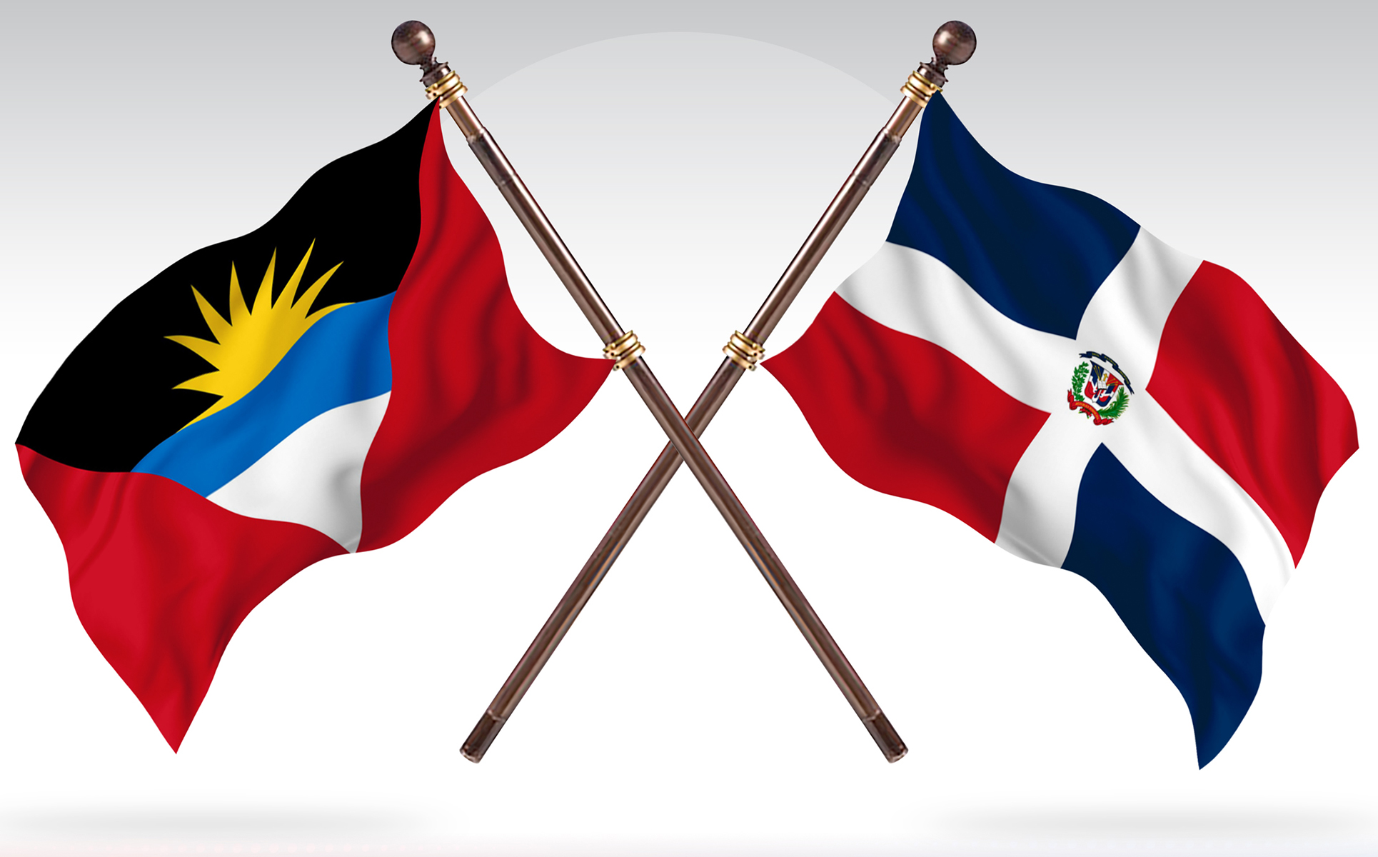 Download Иллюстрация "Antigua versus Dominican Republic Two Countries Flags - Illustration" / Antigua versus Dominican Republic Two Countries Flags - Illustration - Иллюстрация на тему графика national,patriotic,europe,asia,republic,map,flag,country,cartography,geography,nation,illustration,graphic,vector,state,world,isolated,symbol,border,icon