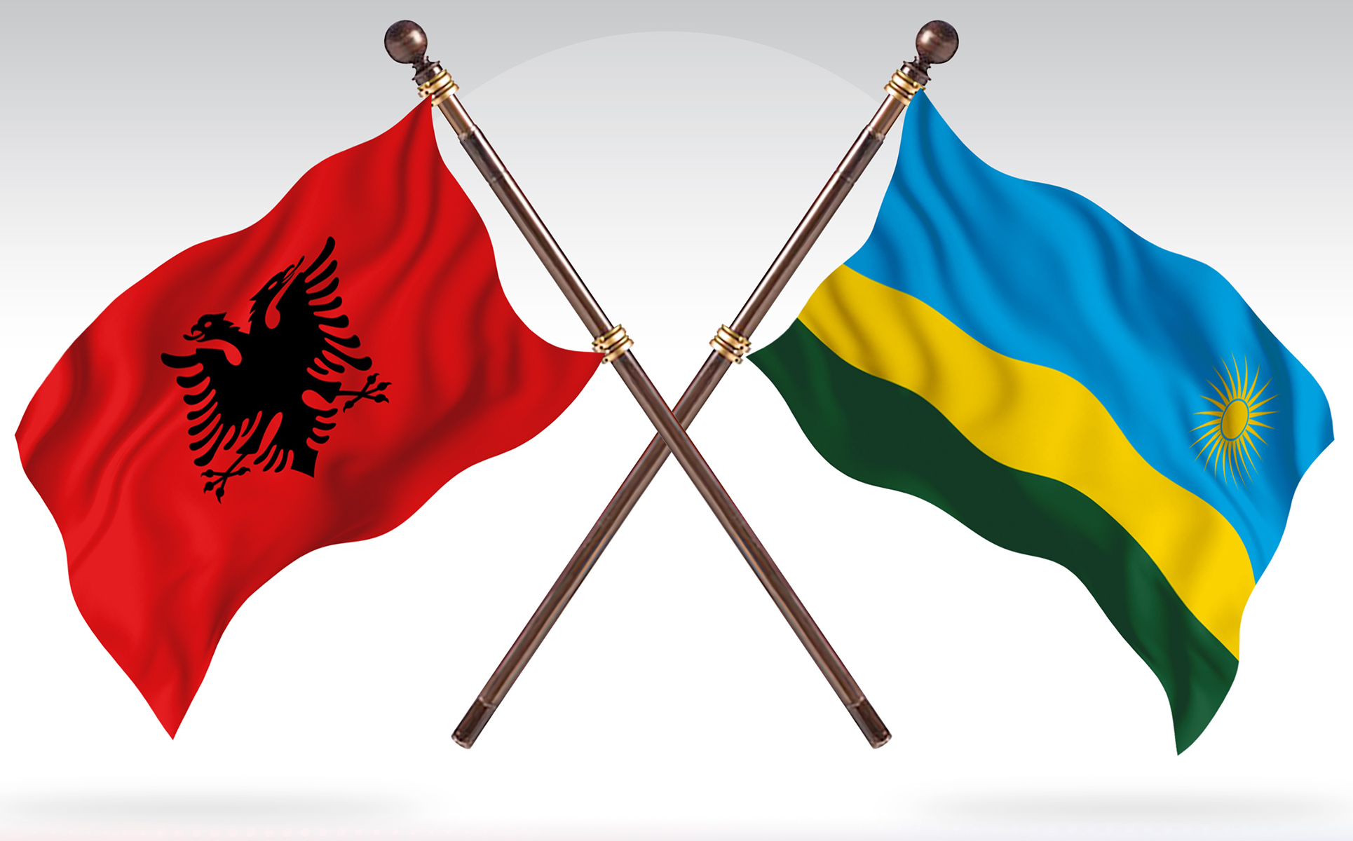 Download Иллюстрация "Albania versus Rwanda Two Countries Flags - Illustration" / Albania versus Rwanda Two Countries Flags - Illustration - Иллюстрация на тему графика national,patriotic,europe,asia,republic,map,flag,country,cartography,geography,nation,illustration,graphic,vector,state,world,isolated,symbol,border,icon