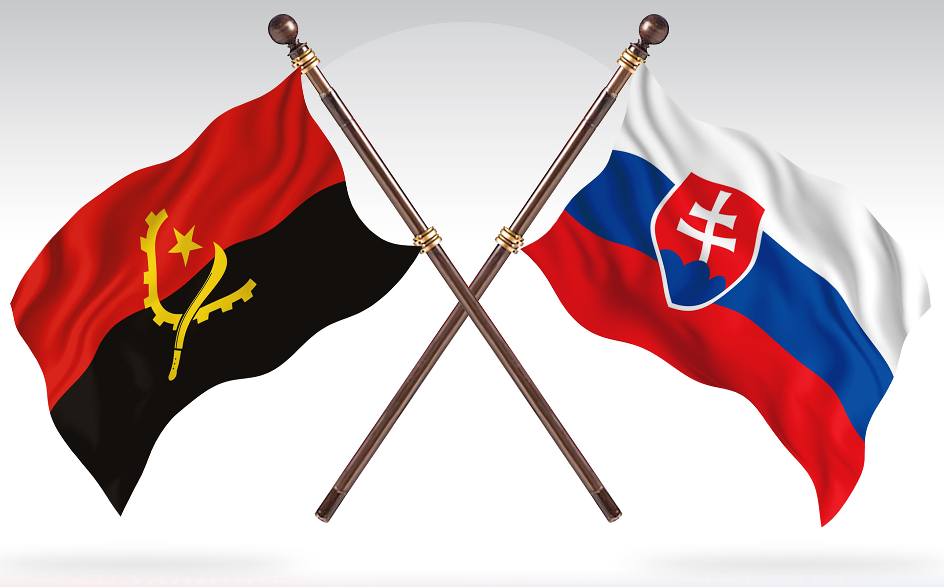 Download Иллюстрация "Angola versus Slovakia Two Countries Flags - Illustration" / Angola versus Slovakia Two Countries Flags - Illustration - Иллюстрация на тему графика national,patriotic,europe,asia,republic,map,flag,country,cartography,geography,nation,illustration,graphic,vector,state,world,isolated,symbol,border,icon