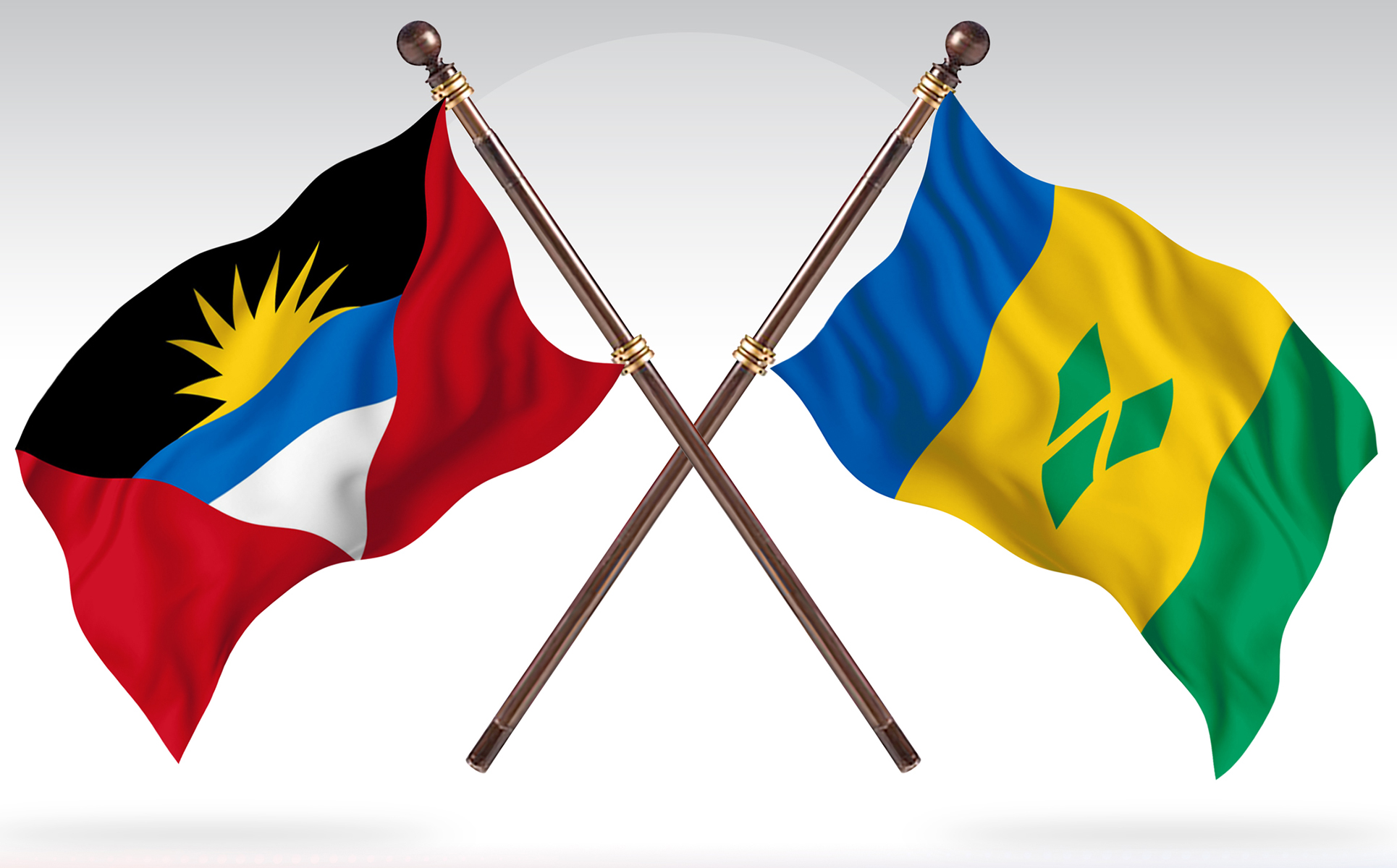 Download Иллюстрация "Antigua versus Saint Vincent &amp; the Grenadines Two Countries Flags - Illustration" / Antigua versus Saint Vincent &amp; the Grenadines Two Countries Flags - Illustration - Иллюстрация на тему графика national,patriotic,europe,asia,republic,map,flag,country,cartography,geography,nation,illustration,graphic,vector,state,world,isolated,symbol,border,icon