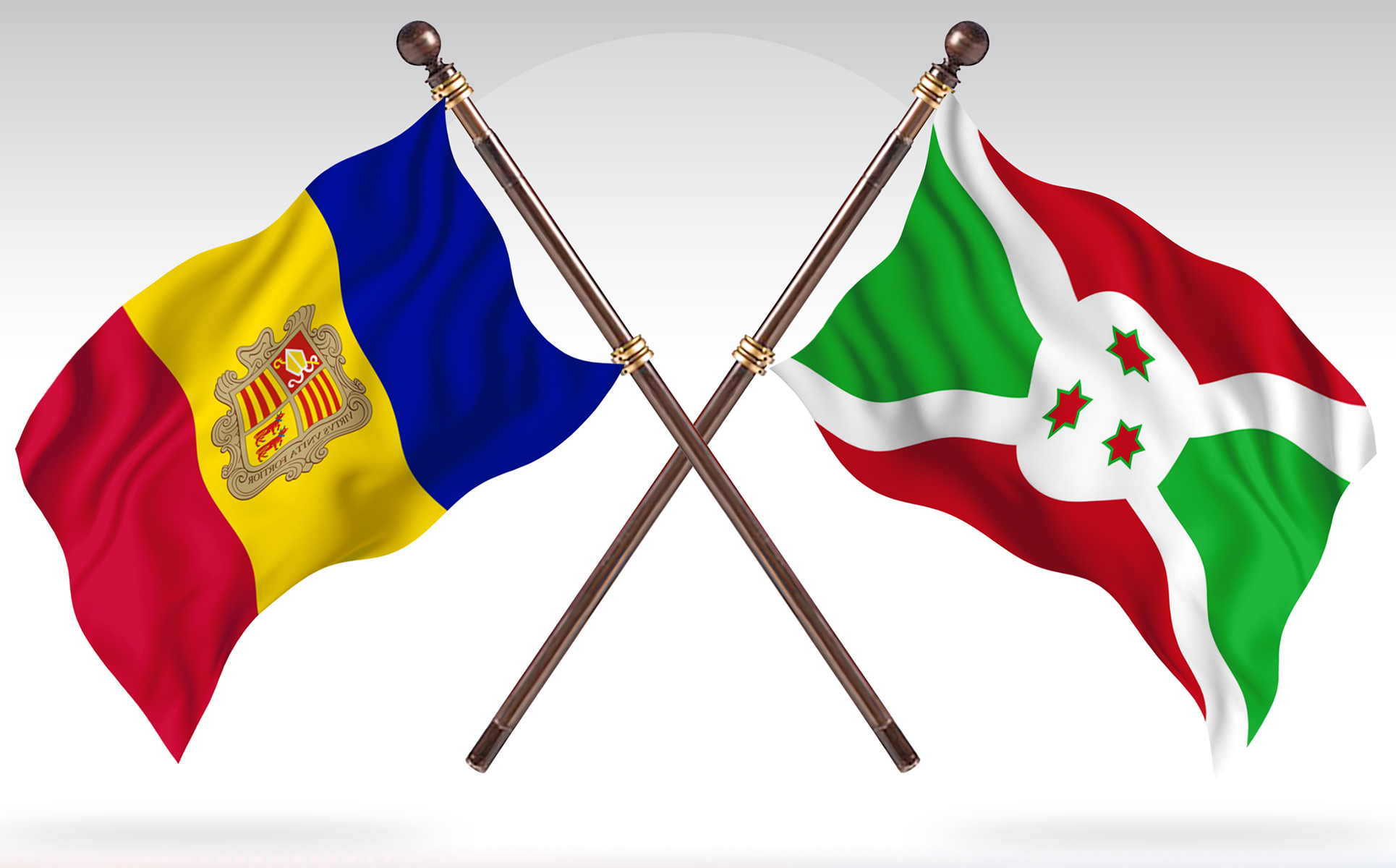 Download Иллюстрация "Andorra versus Burundi Two Countries Flags - Illustration" / Andorra versus Burundi Two Countries Flags - Illustration - Иллюстрация на тему графика national,patriotic,europe,asia,republic,map,flag,country,cartography,geography,nation,illustration,graphic,vector,state,world,isolated,symbol,border,icon
