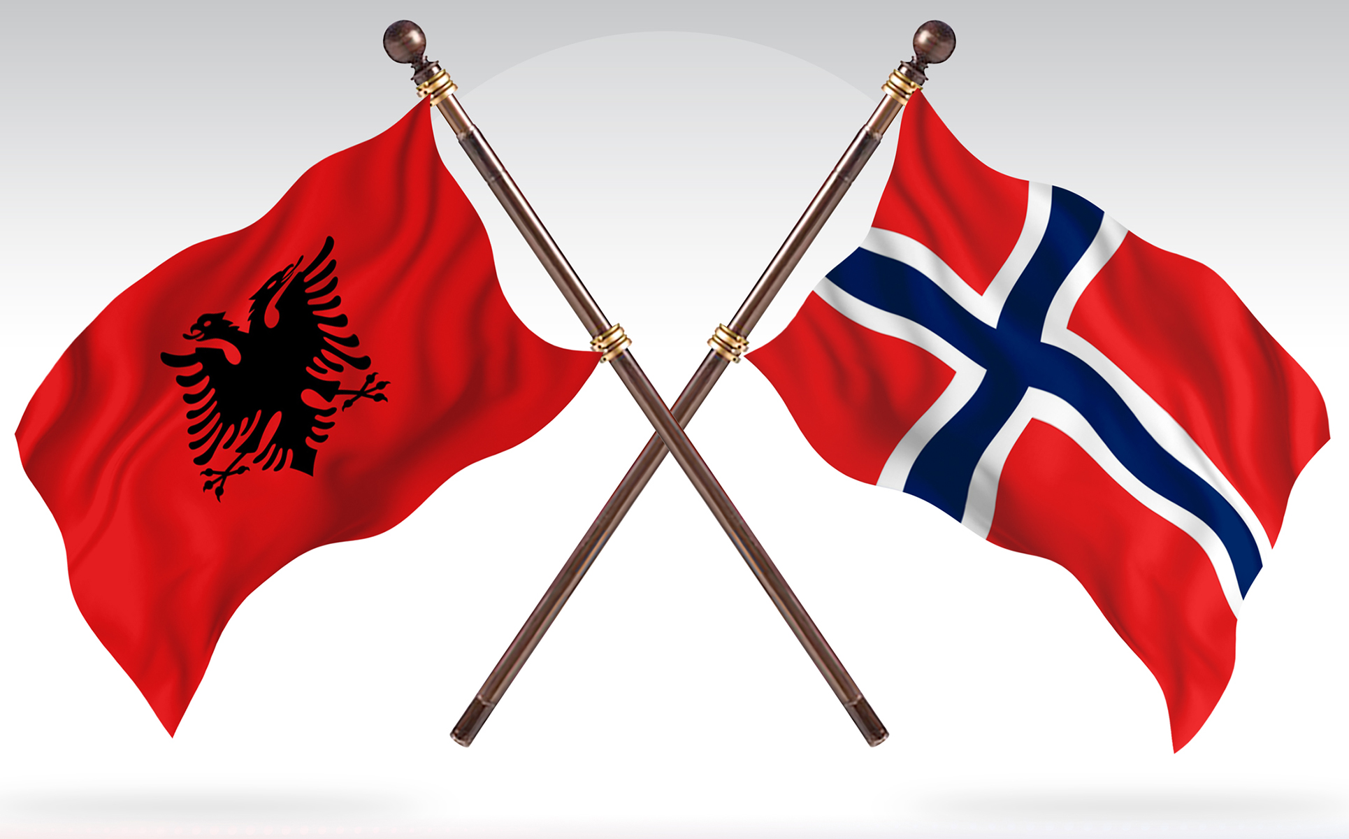 Download Иллюстрация "Albania versus Norway Two Countries Flags - Illustration" / Albania versus Norway Two Countries Flags - Illustration - Иллюстрация на тему графика national,patriotic,europe,asia,republic,map,flag,country,cartography,geography,nation,illustration,graphic,vector,state,world,isolated,symbol,border,icon